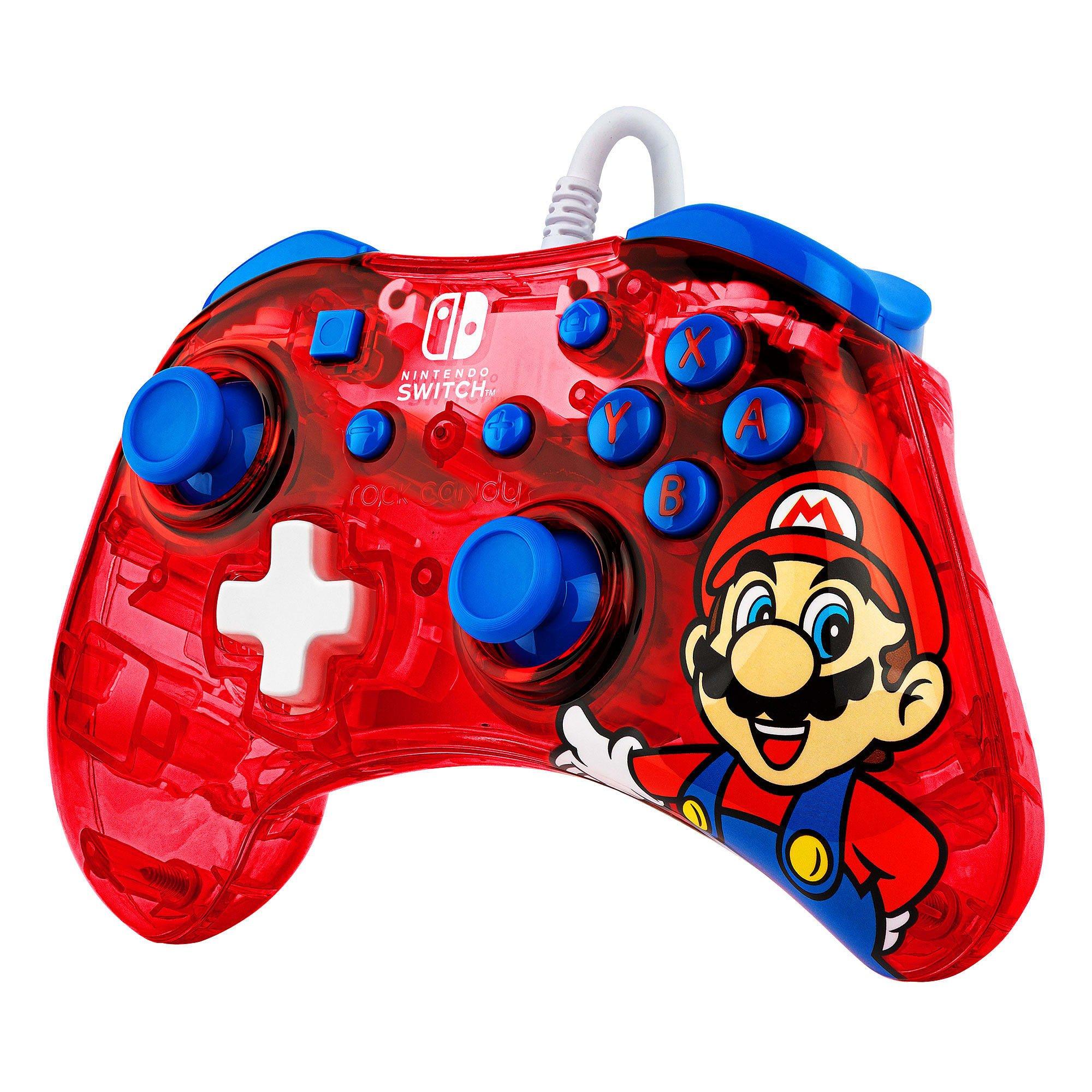 Mario Red - PDP - Rock Candy Switch Wired Controller: Mario Punch - 5