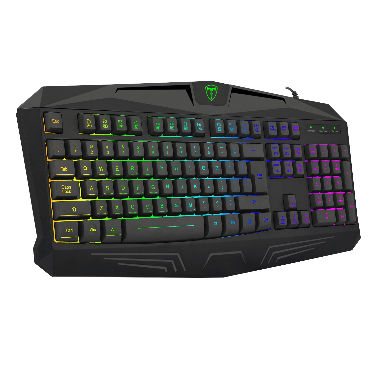 Black - T-DAGGER - T-Dagger Tanker Wired Gaming Keyboard T-TGK202 - 4