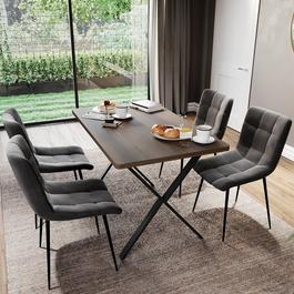 Lassic Vida Designs Richton Set Of 6 Velvet Dining Chairs
