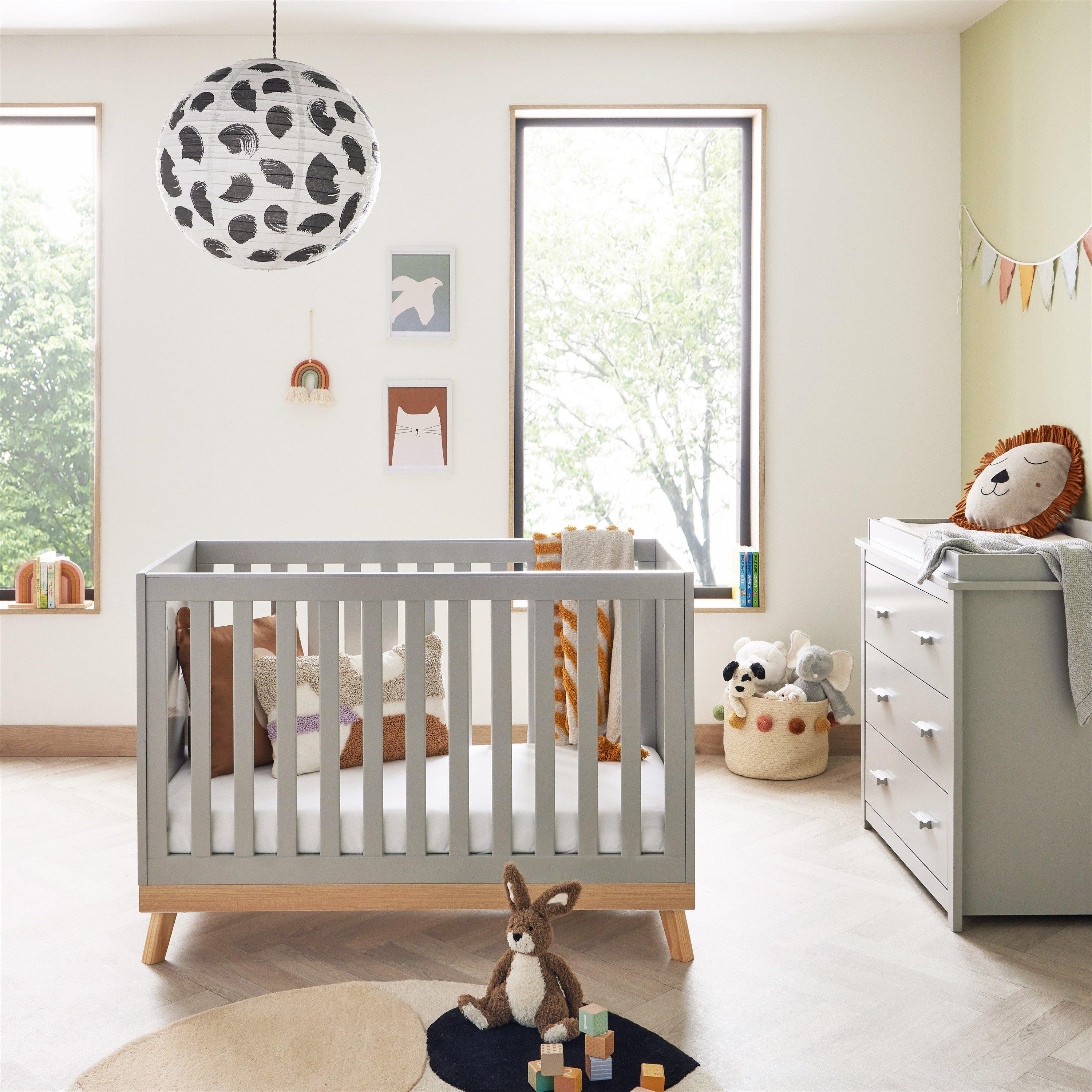 Grey - Babymore - Mona Mini 2 Piece Room Set - Grey - 3