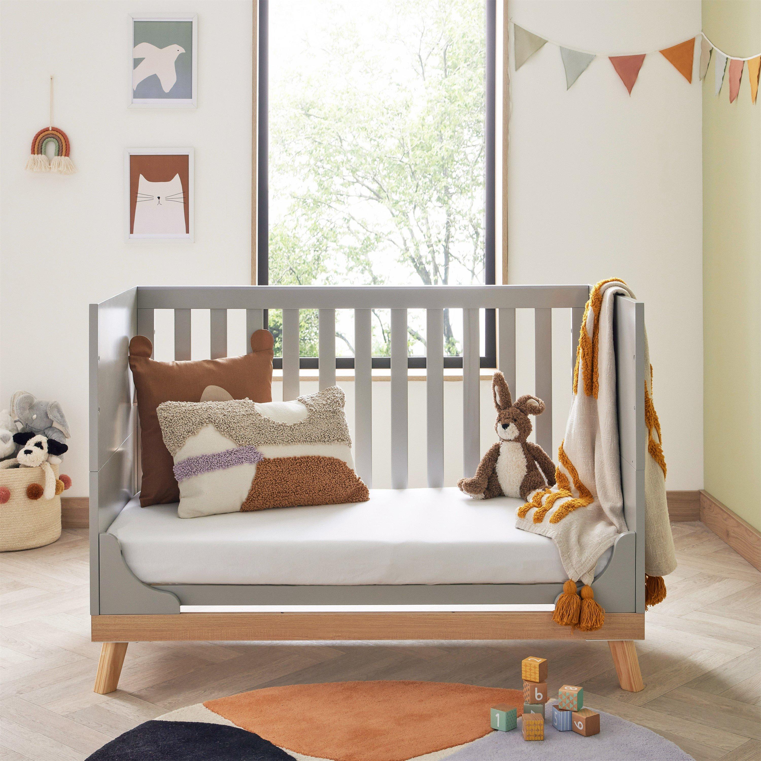 Grey - Babymore - Mona Mini 2 Piece Room Set - Grey - 4