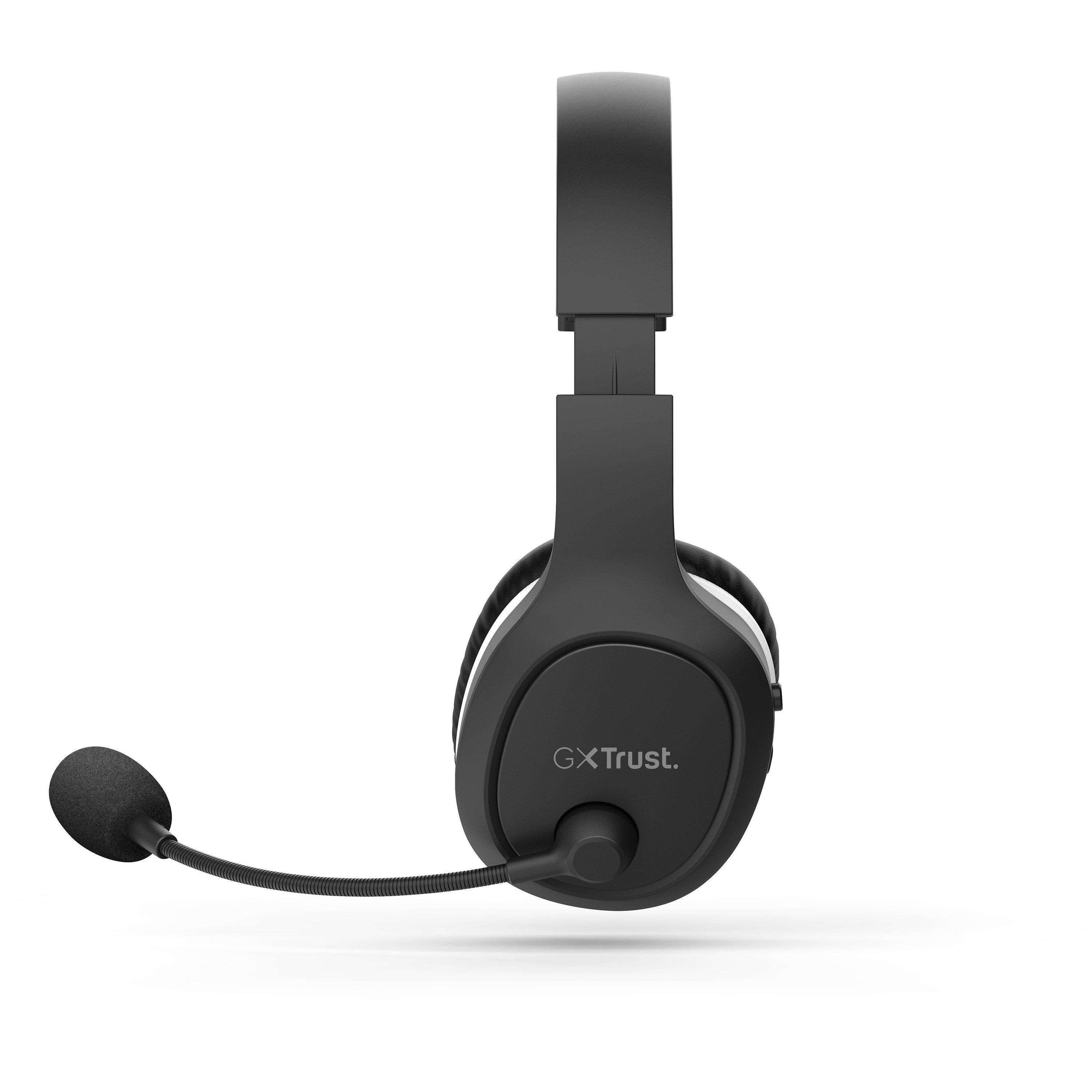 Black - Trust - GXT 391 Thian Wireless Headset for PC/PS5 - 2