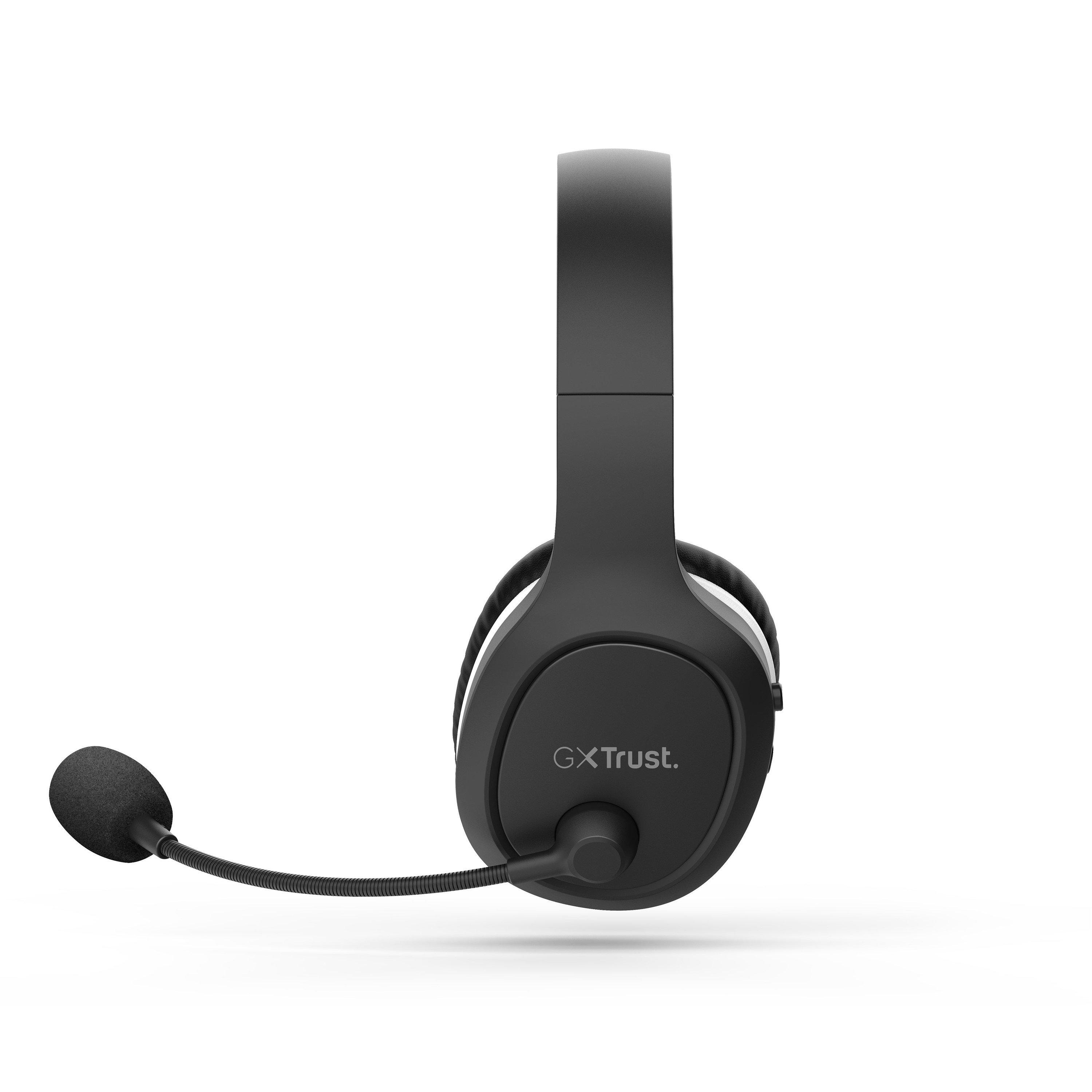 Black - Trust - GXT 391 Thian Wireless Headset for PC/PS5 - 3