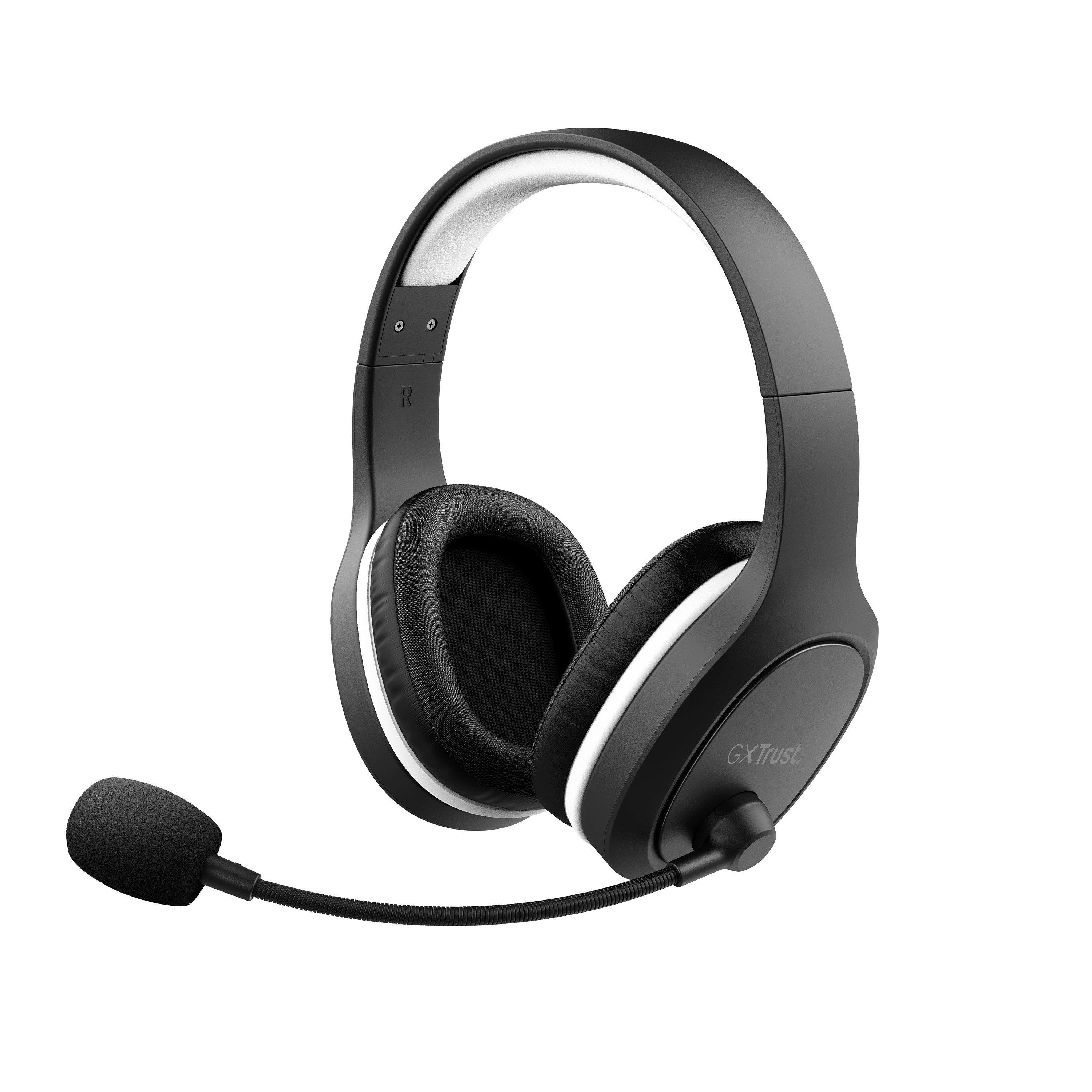 Black - Trust - GXT 391 Thian Wireless Headset for PC/PS5 - 5