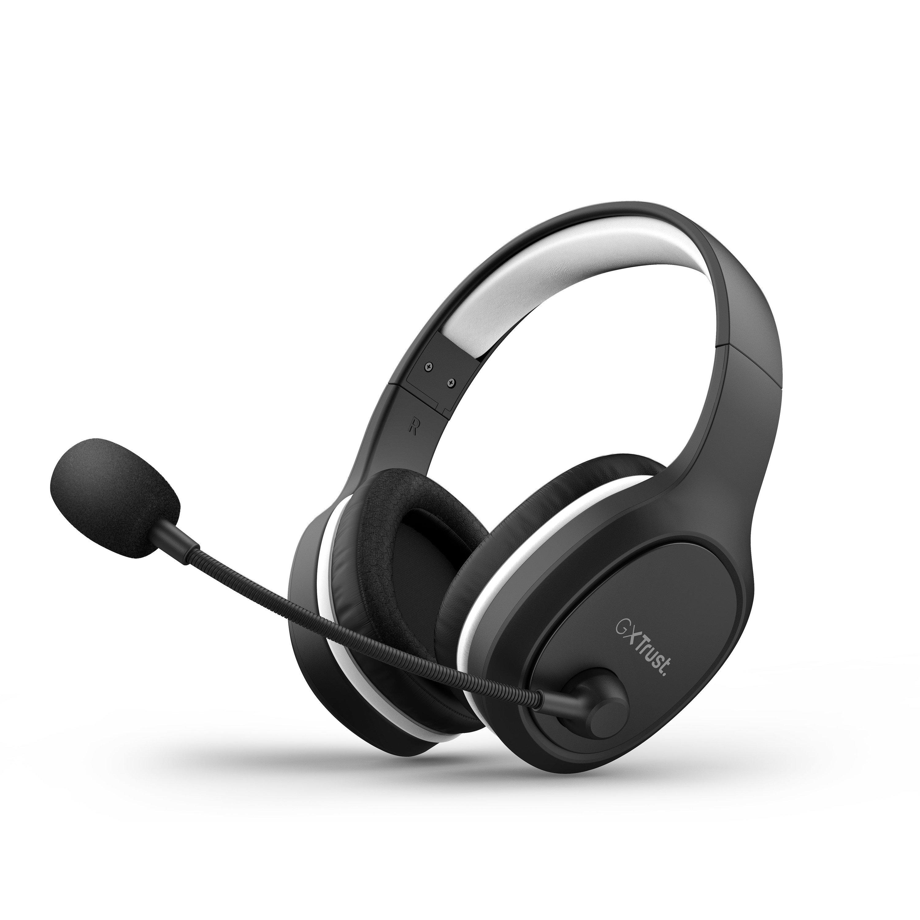 Black - Trust - GXT 391 Thian Wireless Headset for PC/PS5 - 6