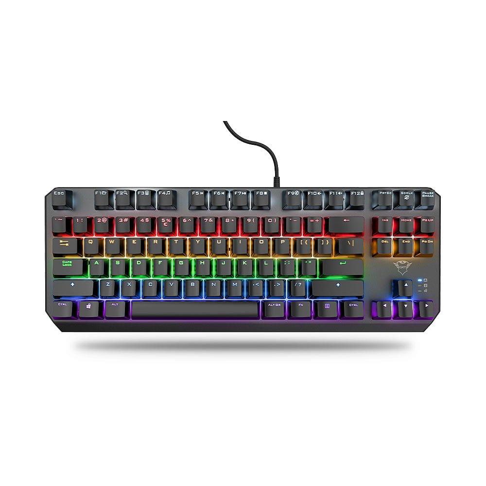 Black - Trust - GXT 834 Callaz TKL Mechanical Keyboard - 1