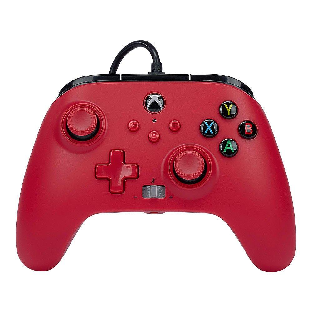 Red - PowerA - Enhanced Wired Controller for Xbox - Artisan Red - 1