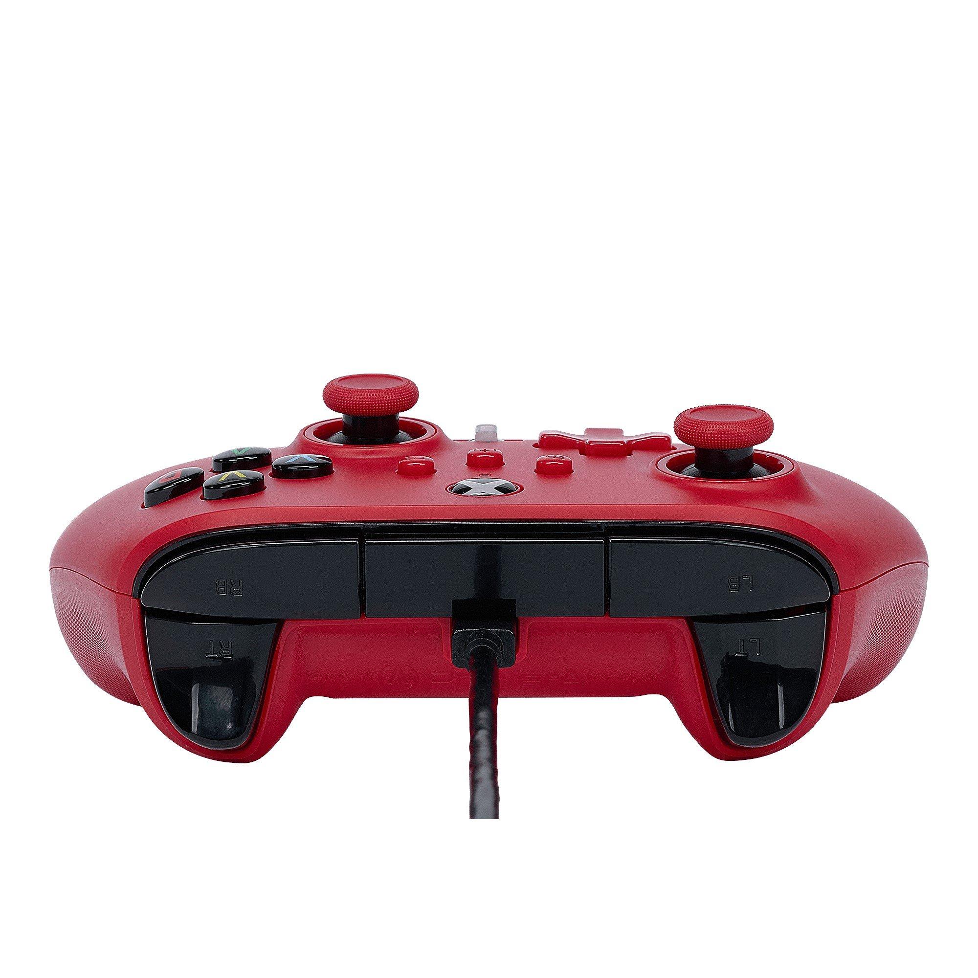 Red - PowerA - Enhanced Wired Controller for Xbox - Artisan Red - 2