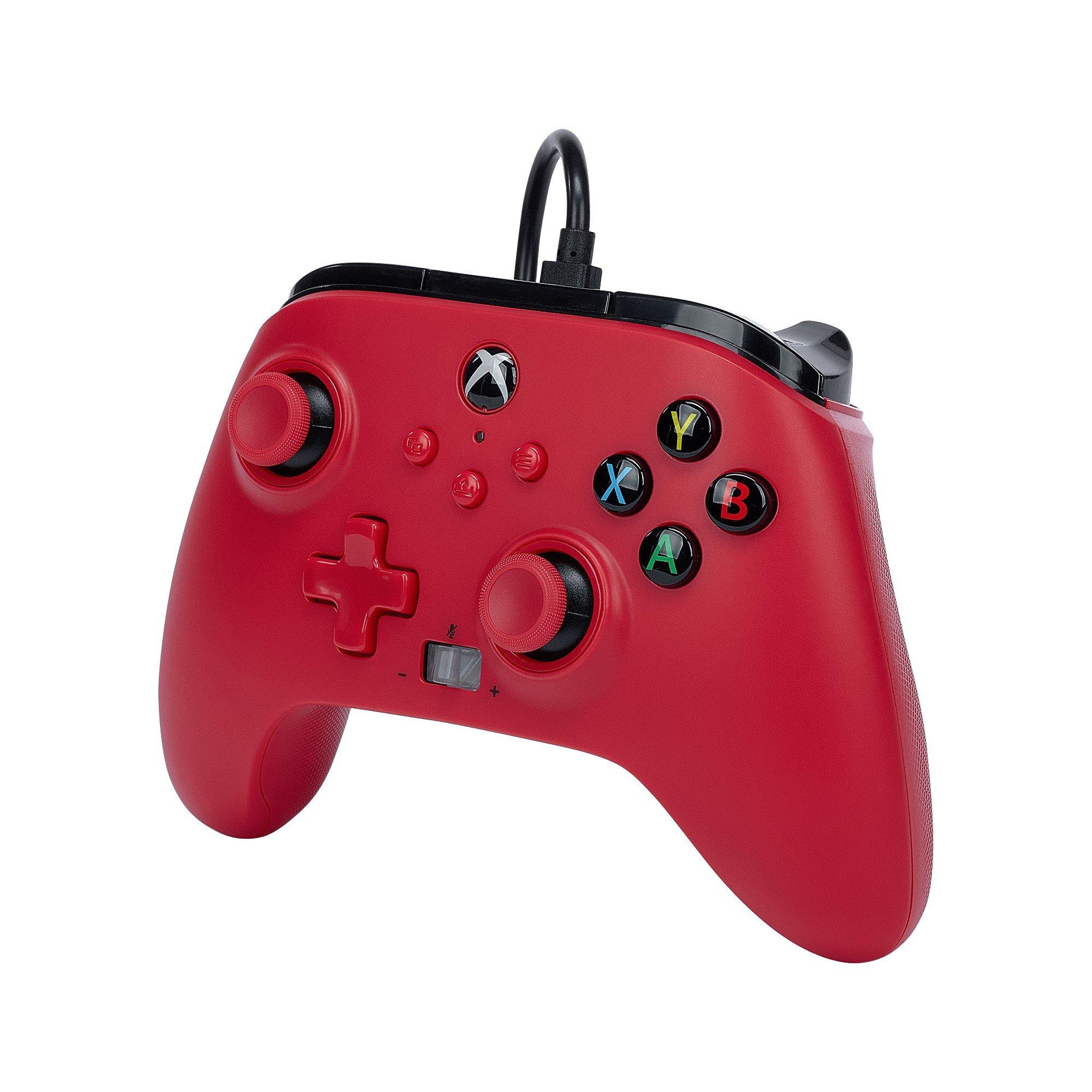 Red - PowerA - Enhanced Wired Controller for Xbox - Artisan Red - 6