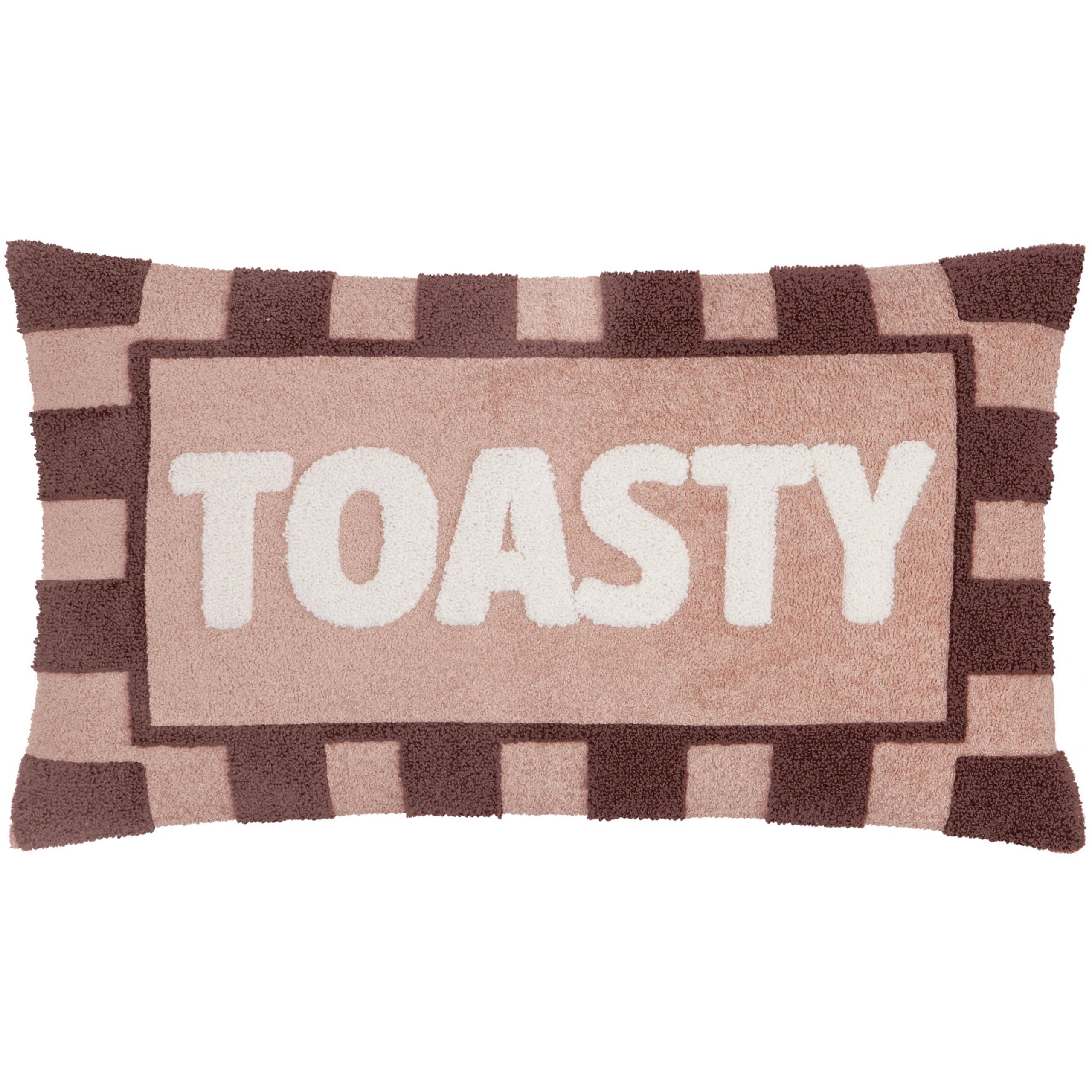 Pink/Chocolate - Furn - Toasty Boucle Cushion - 3