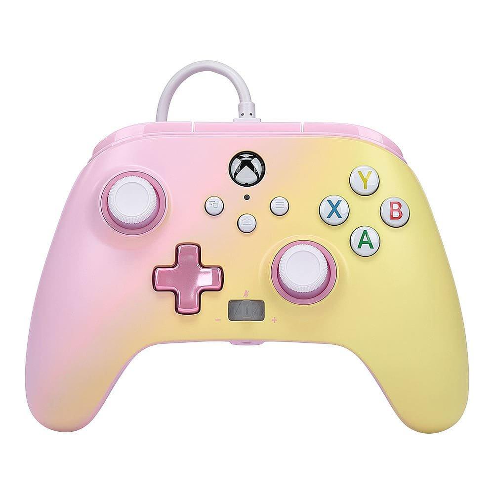 Xbox 4 - PowerA - Enhanced Wired Controller for Xbox - Pink Lemonade - 1