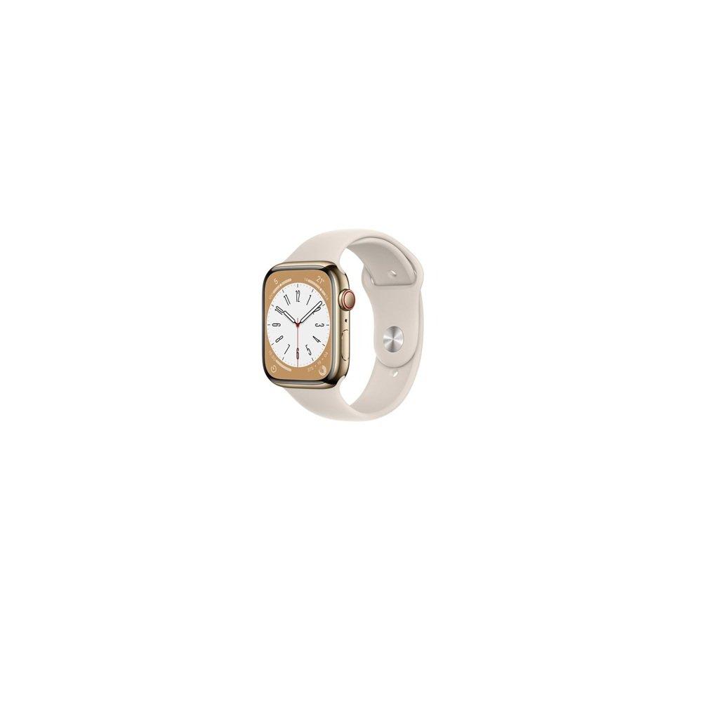 Gold - Apple - Apple Watch Series 8 GPS + Cellular 45mm - 1