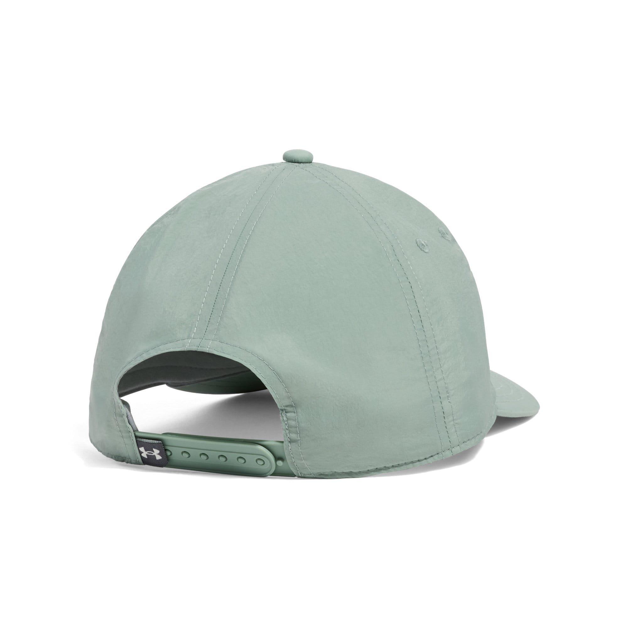 Green - Under Armour - Esssential Mid Nylon Adjustable Cap - 2