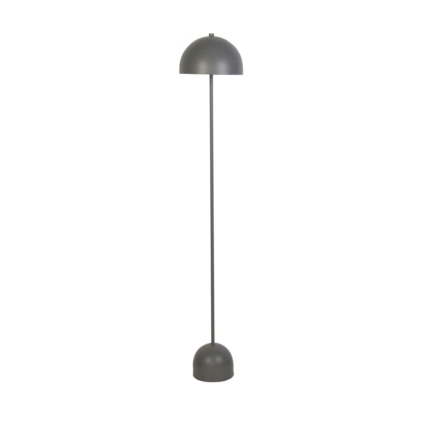 Grey - Lighting Collection - Rechargeable Grey LED Mushroom Floor Lamp - 2
