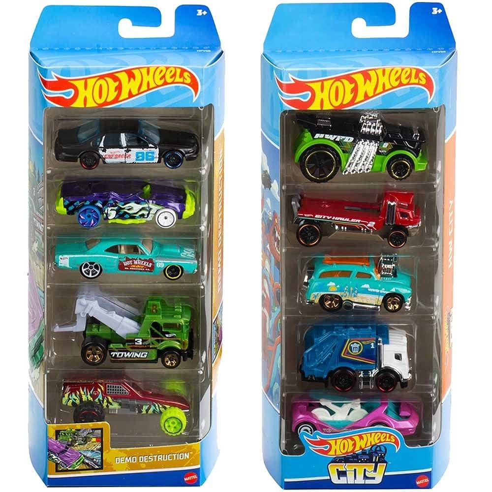 Merchandise - Hot Wheels - Mattel Hot Wheels 5-Car Pack Assortment - 1