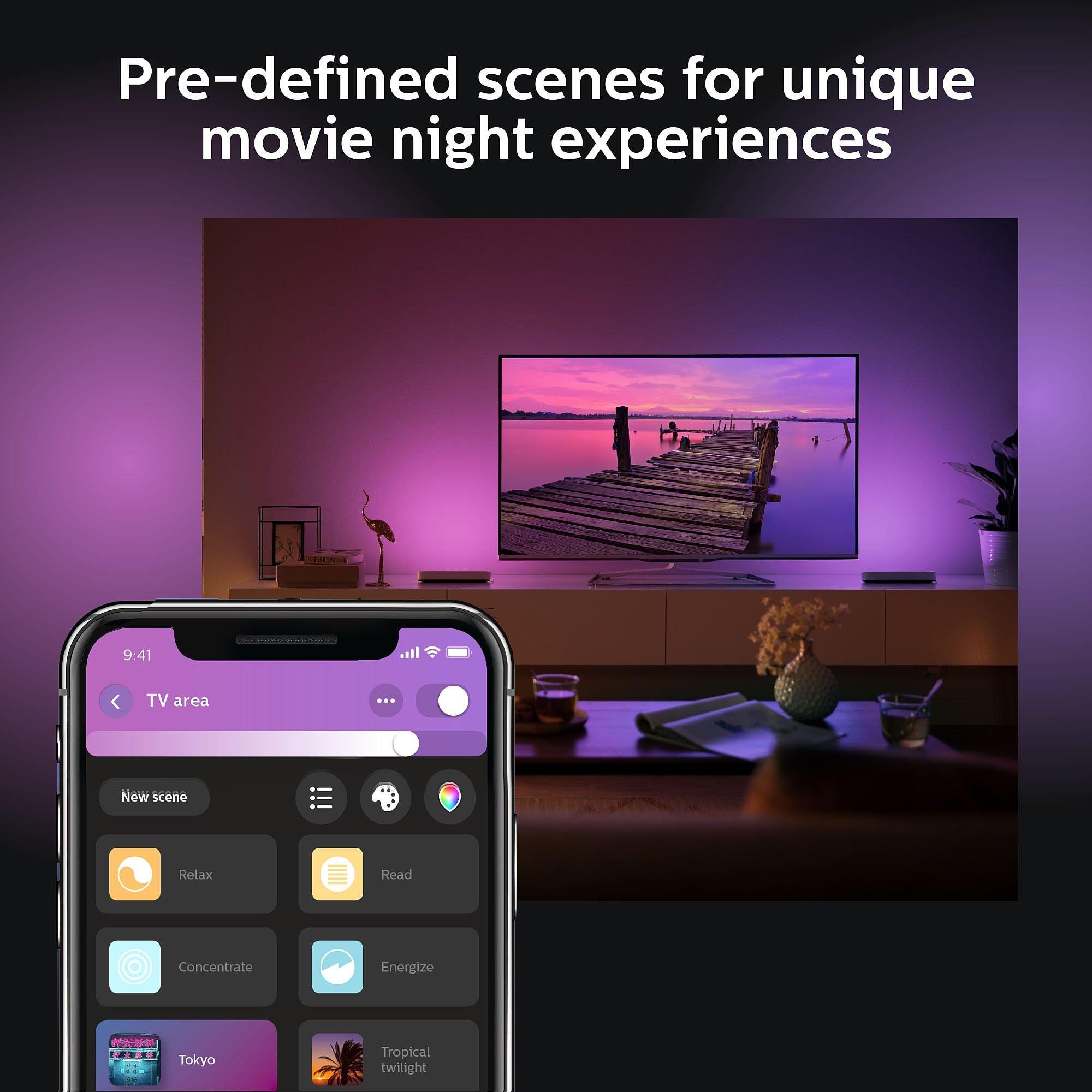 Multi - Philips Hue - Ambiance Smart Light Bar Double Pack - 7