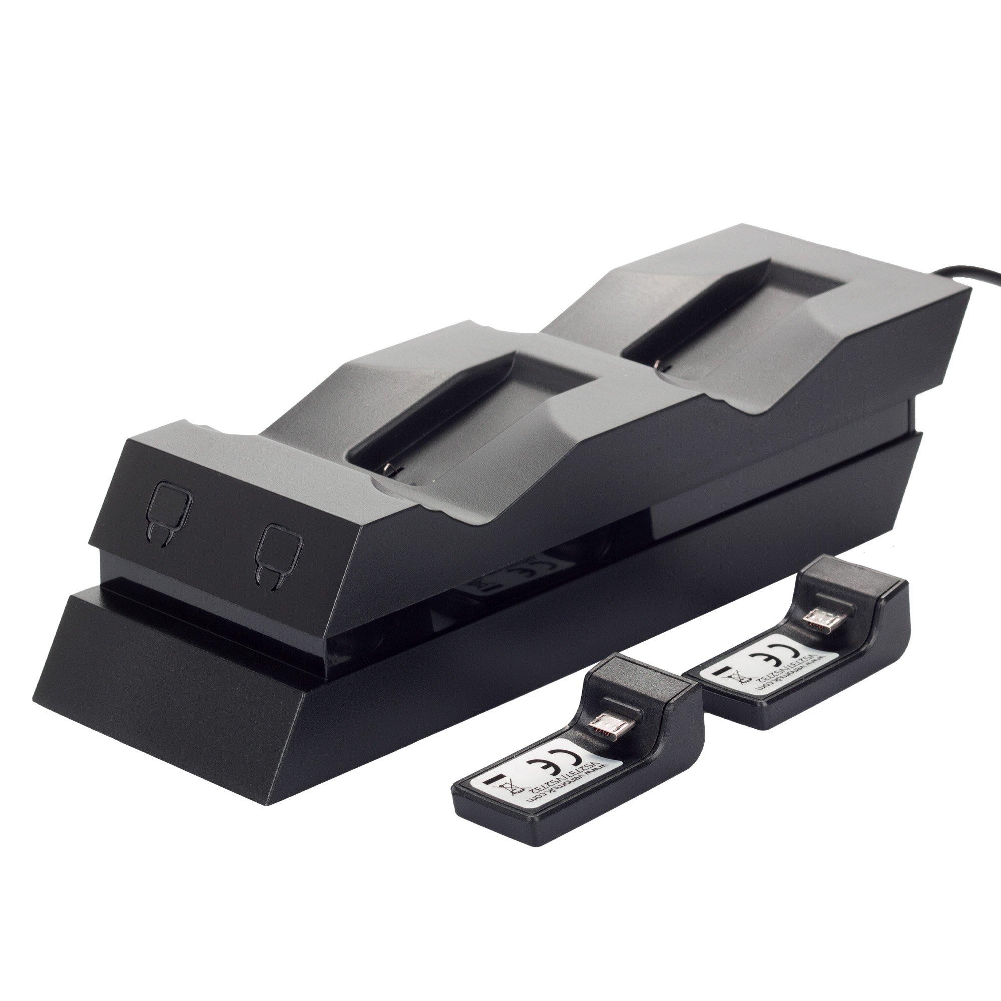 Black - Venom - PlayStation 4 Twin Docking Station - 2
