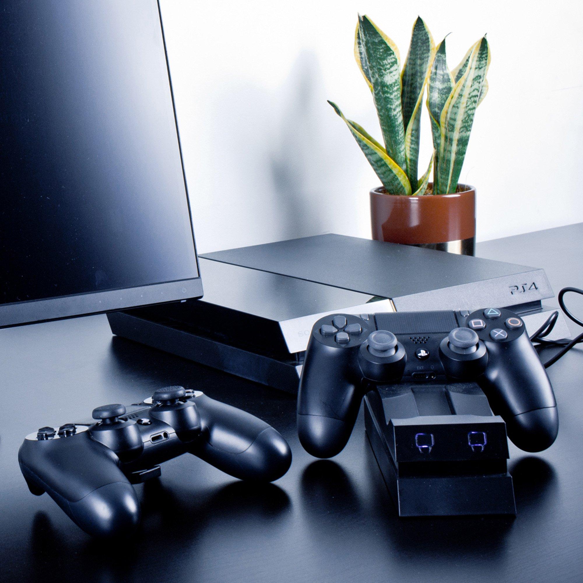 Black - Venom - PlayStation 4 Twin Docking Station - 4