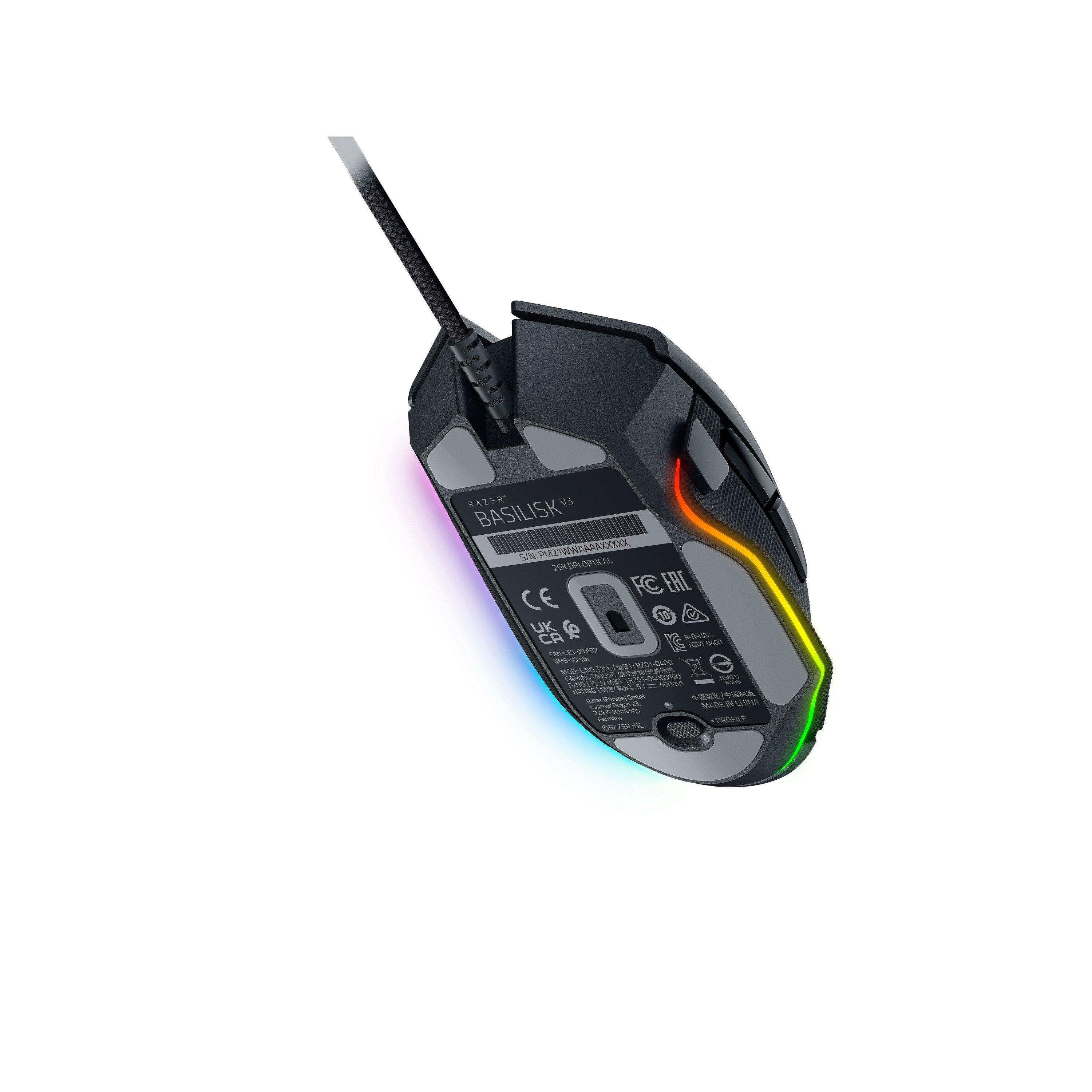 Zwart - Razer - Basilisk V3 Mouse - 4