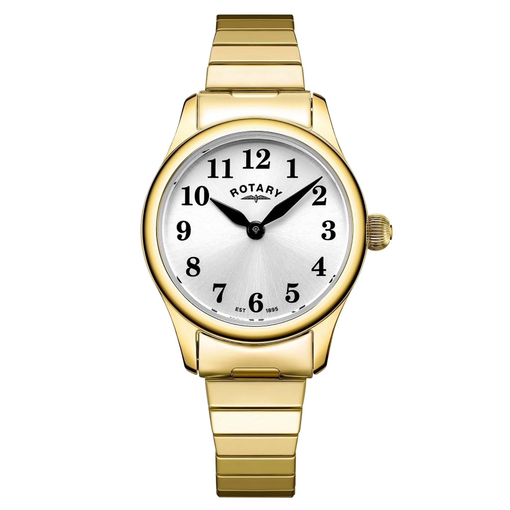 Gold - Rotary - Ladies Heritage Astoria SS Expander Watch - 1