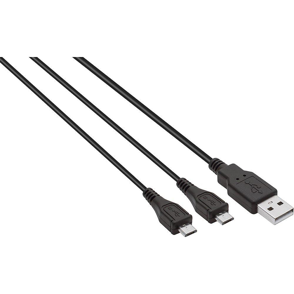 Black - Venom - PS4 Venom Dual Play & Charge Cable