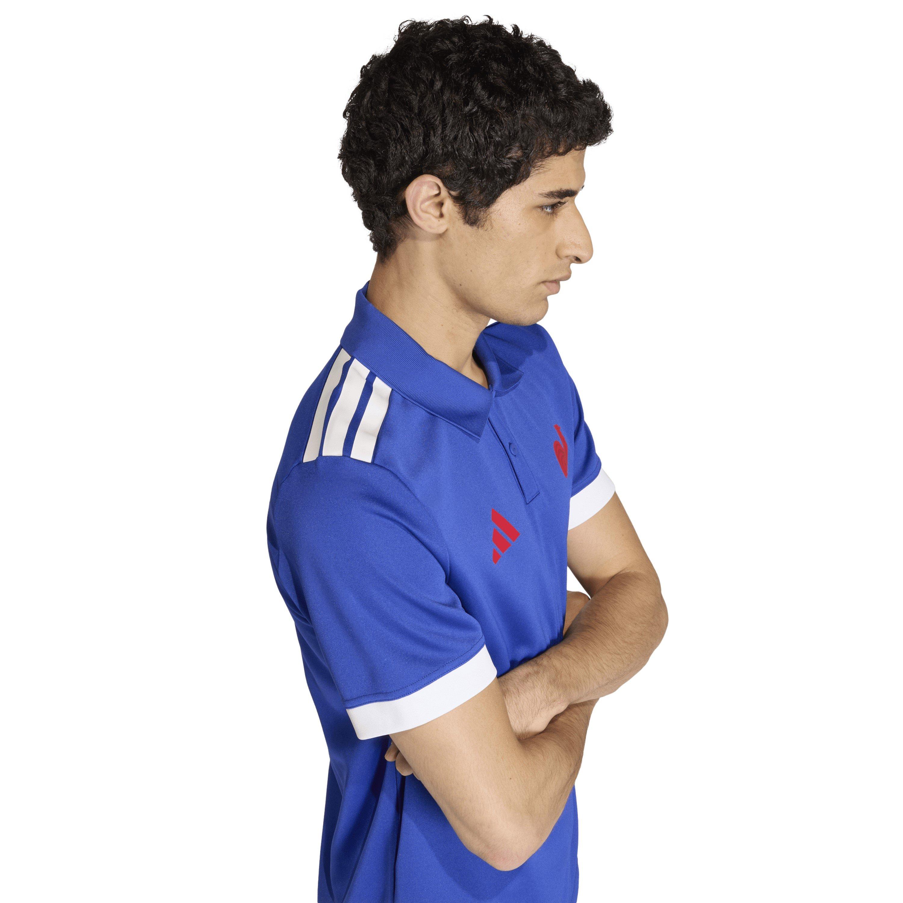 Semi L Blue - adidas - France Home Polo Shirt 2026 Mens - 6