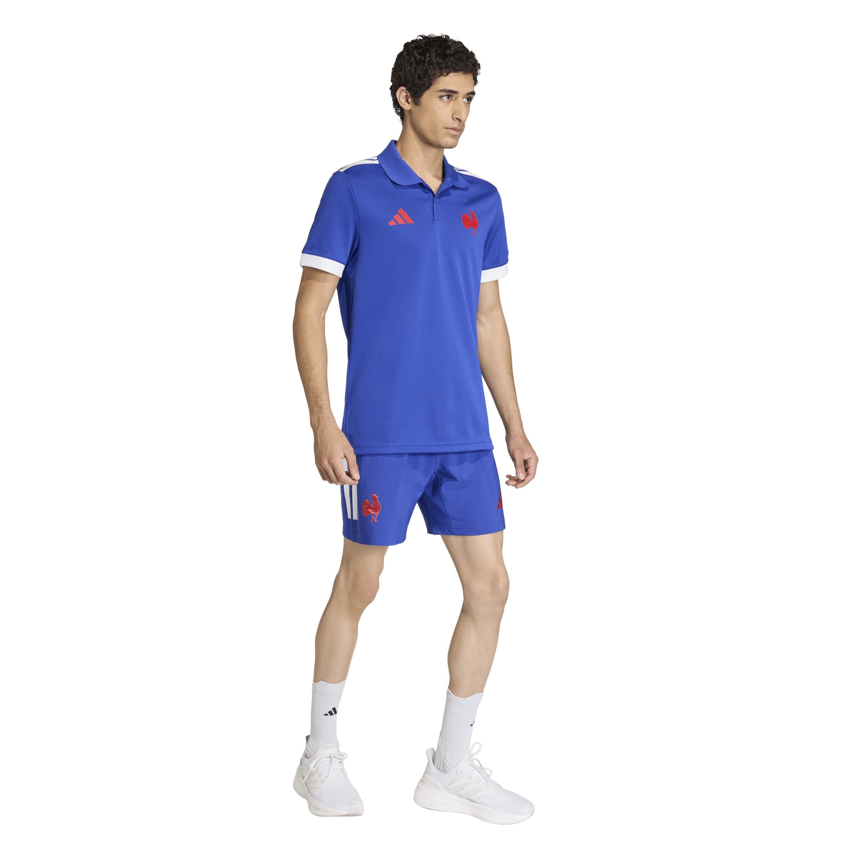 Semi L Blue - adidas - France Home Polo Shirt 2026 Mens - 7