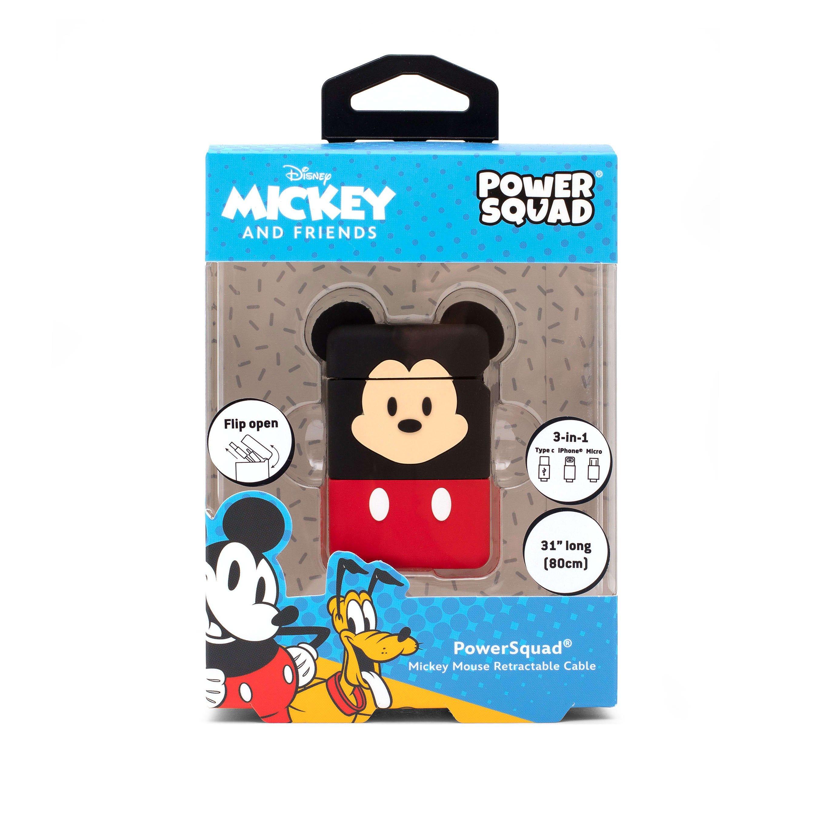 Merchandise - Disney - Mickey Mouse PowerSquad Flip Retractable Cable - 11