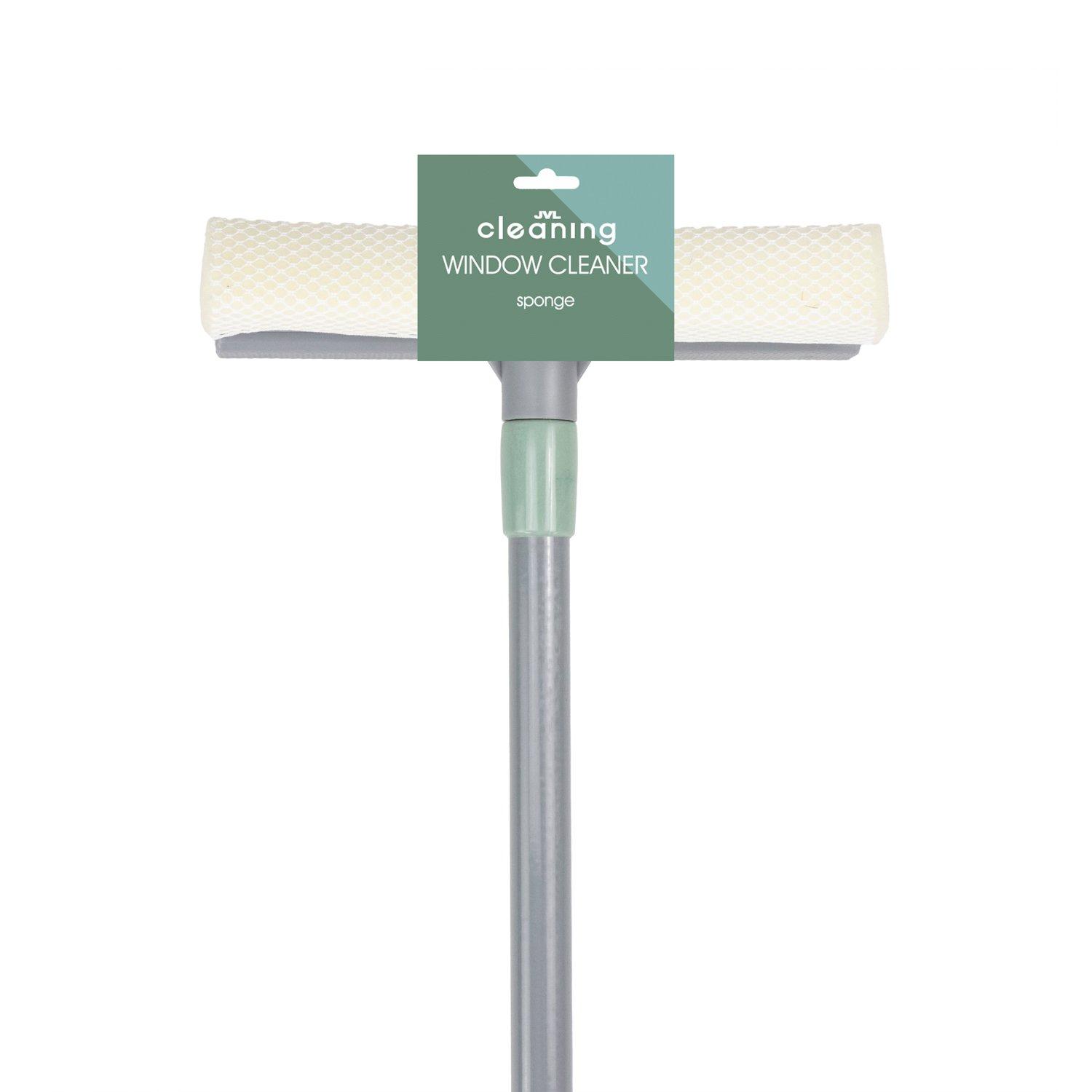Grey - JVL - JVL Extendable Sponge Window Cleaner - Grey - 7