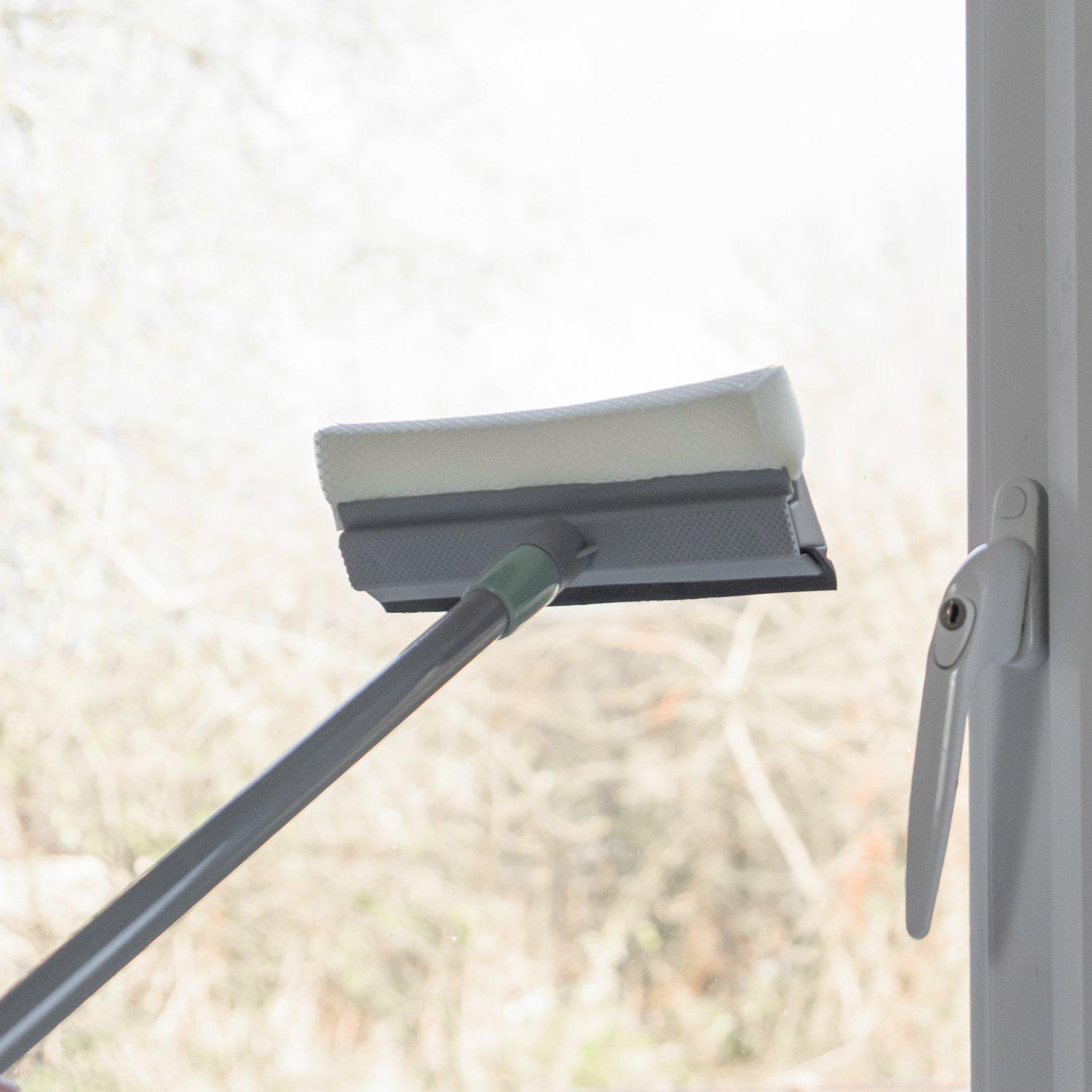 Grey - JVL - JVL Extendable Sponge Window Cleaner - Grey - 10