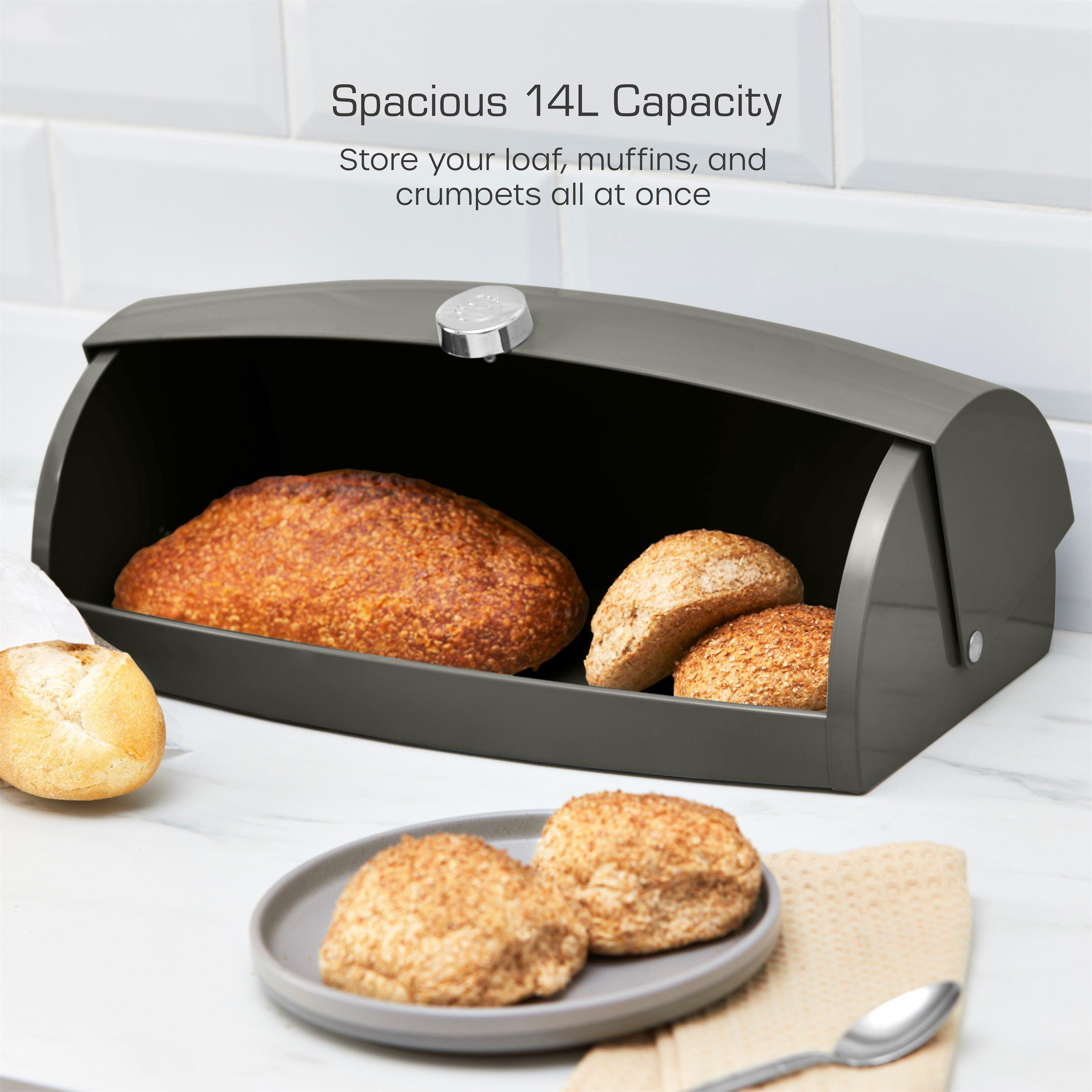 Graphite - Swan - Townhouse Bread Bin Graphite - 3
