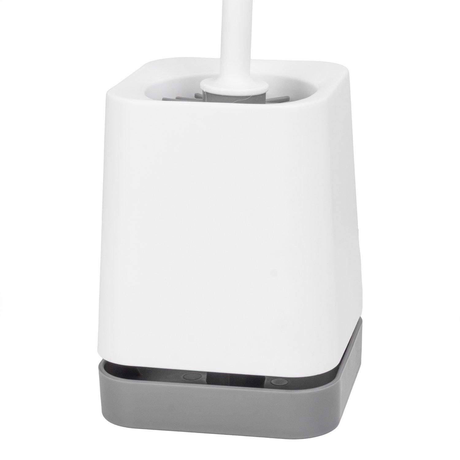 Grey - JVL - JVL Toilet Brush with TPR Bristles ¿ Grey - 2