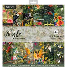 Crafters Companion Sara Signature Royal Jungle 12” x 12” Paper Pad