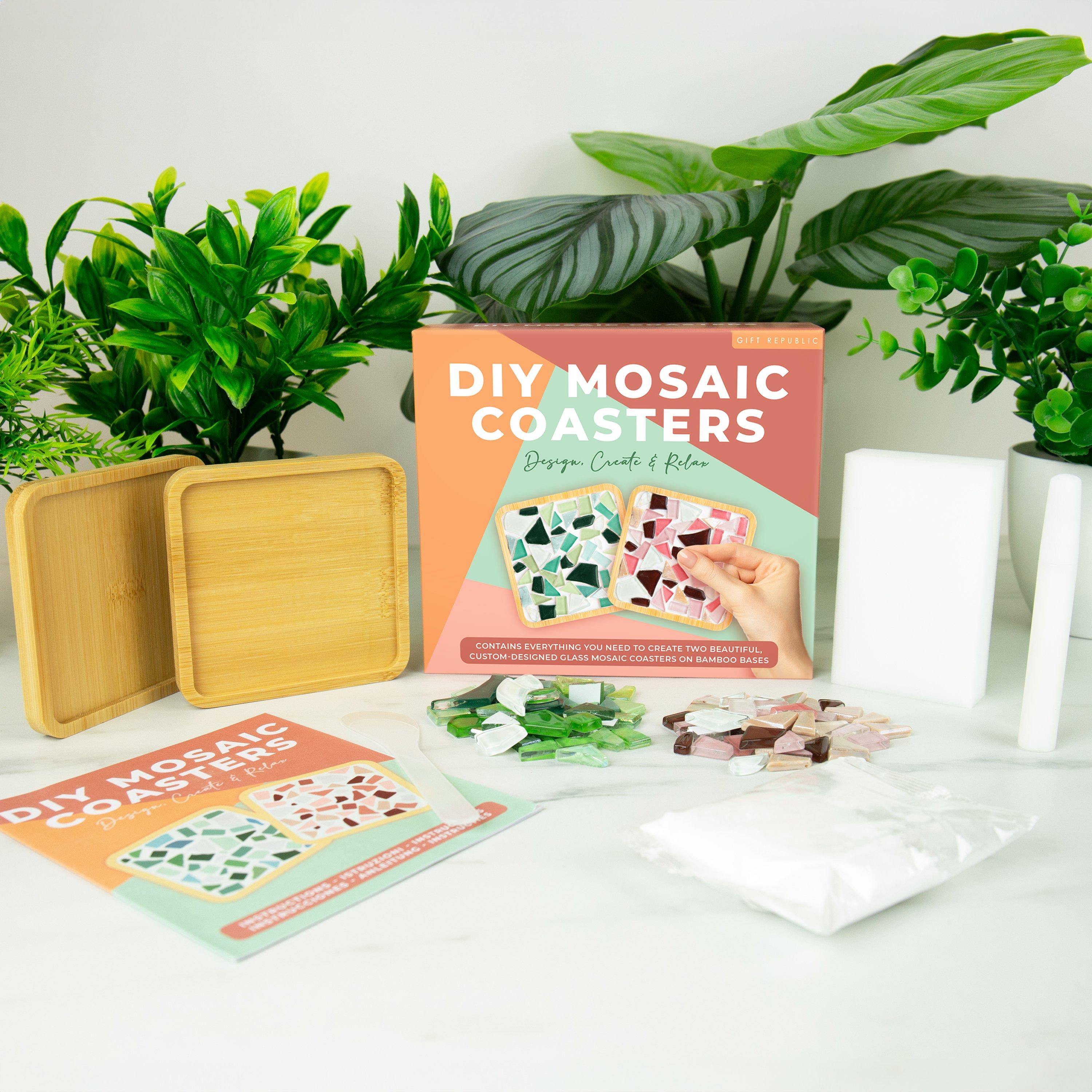 Multi - Gift Republic - DIY Mosaic Coasters Kit - 4