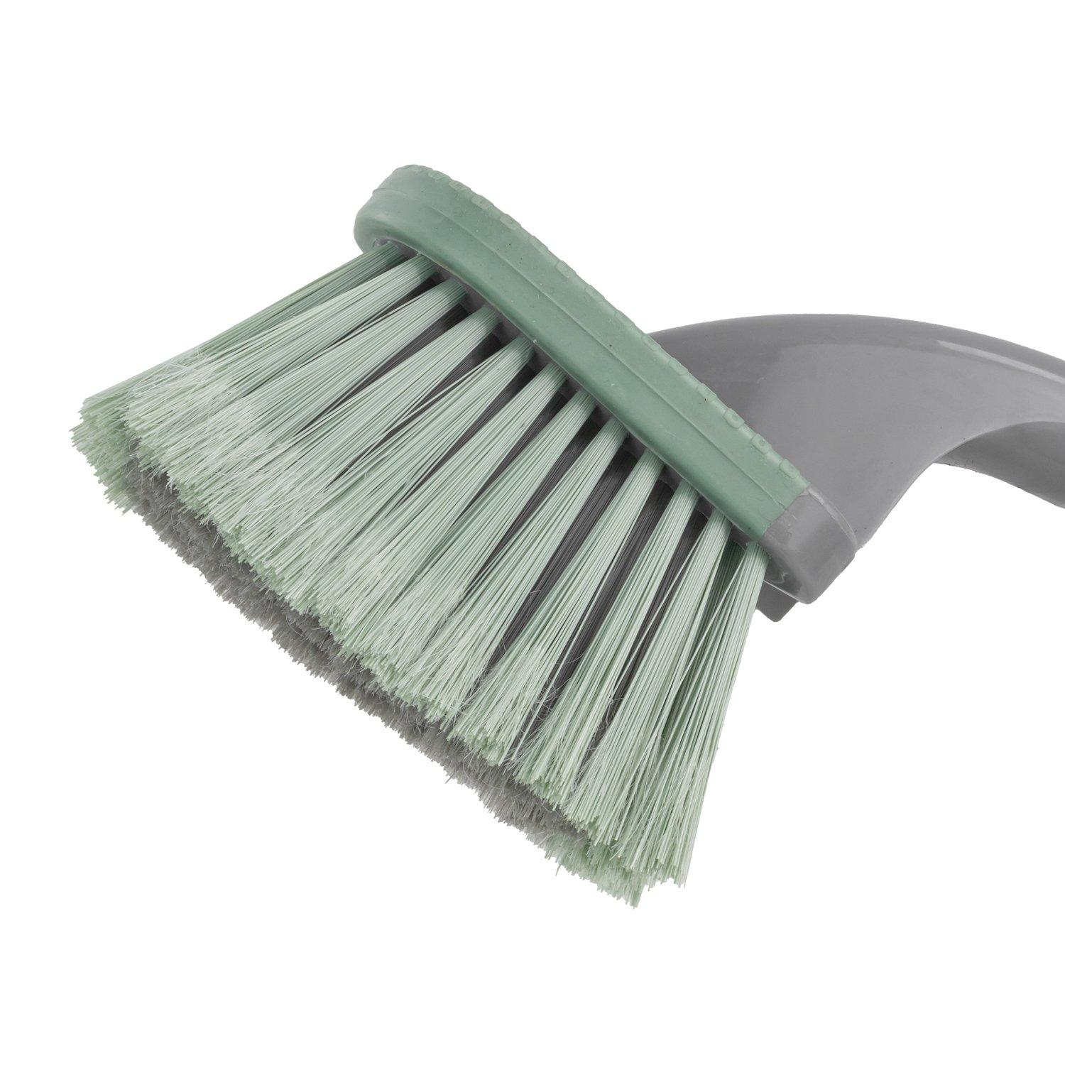 Grey - JVL - JVL Heavy Duty Multi-Purpose Brush - Short Handle - 3