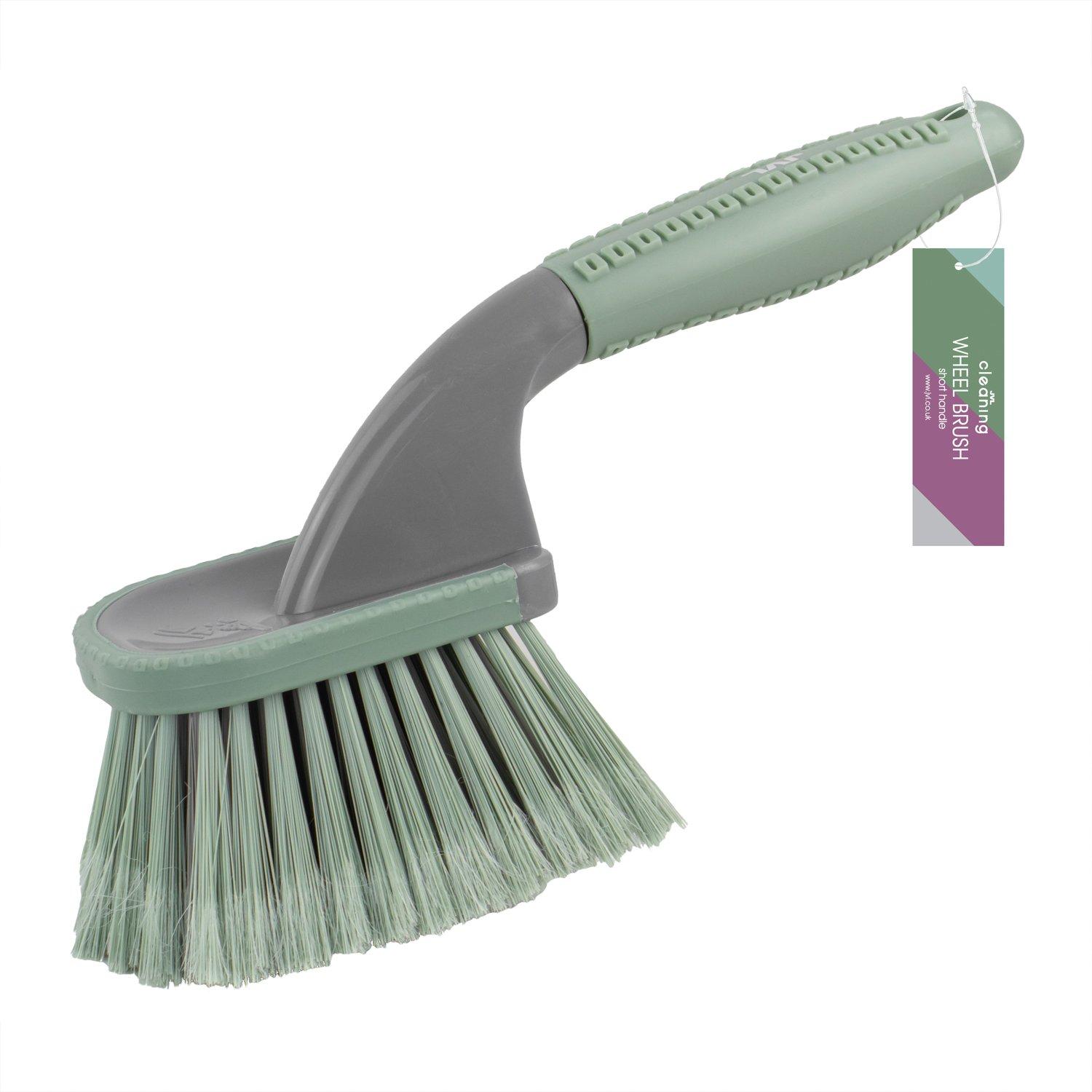 Grey - JVL - JVL Heavy Duty Multi-Purpose Brush - Short Handle - 6