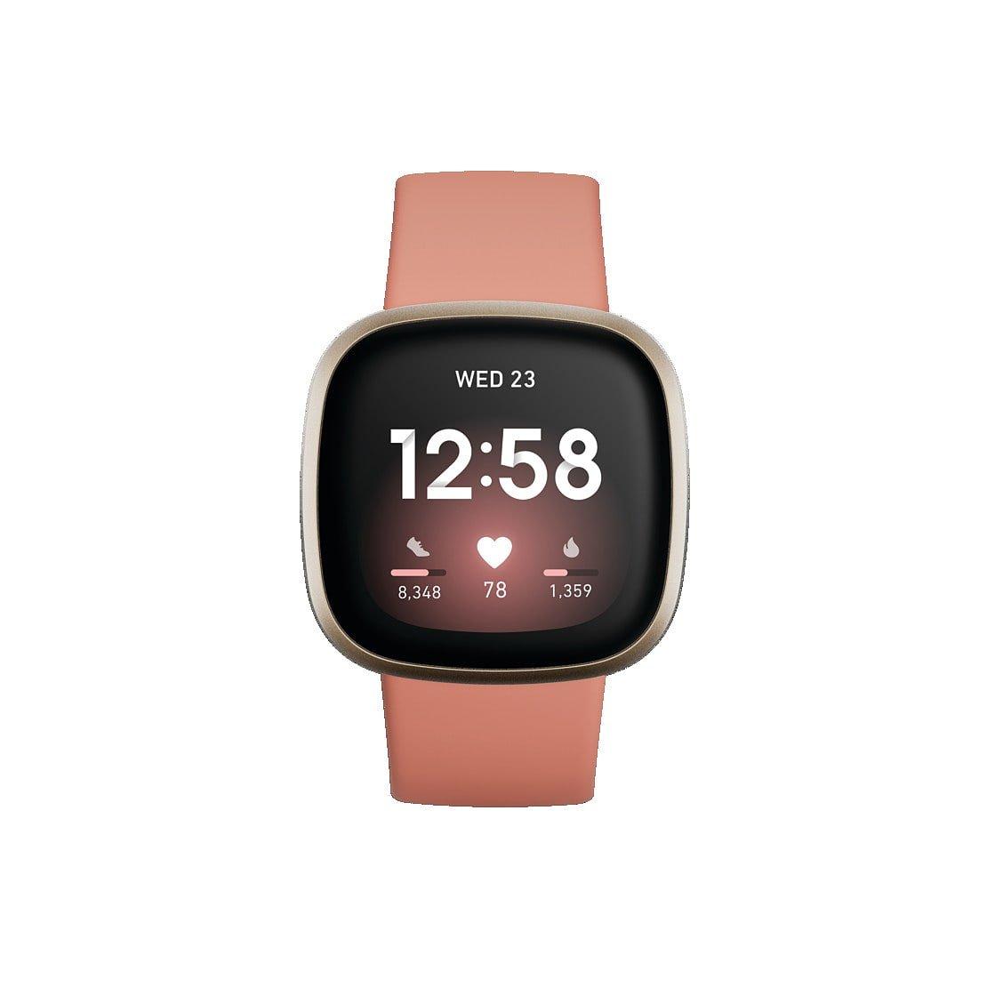 Elektronik - Fitbit - FitBit Versa 3 Pink Clay/Soft Gold - 3