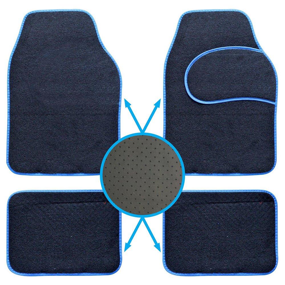 Black/Blue - Streetwize - 19-Piece Blue & Black Interior Car Set - 2