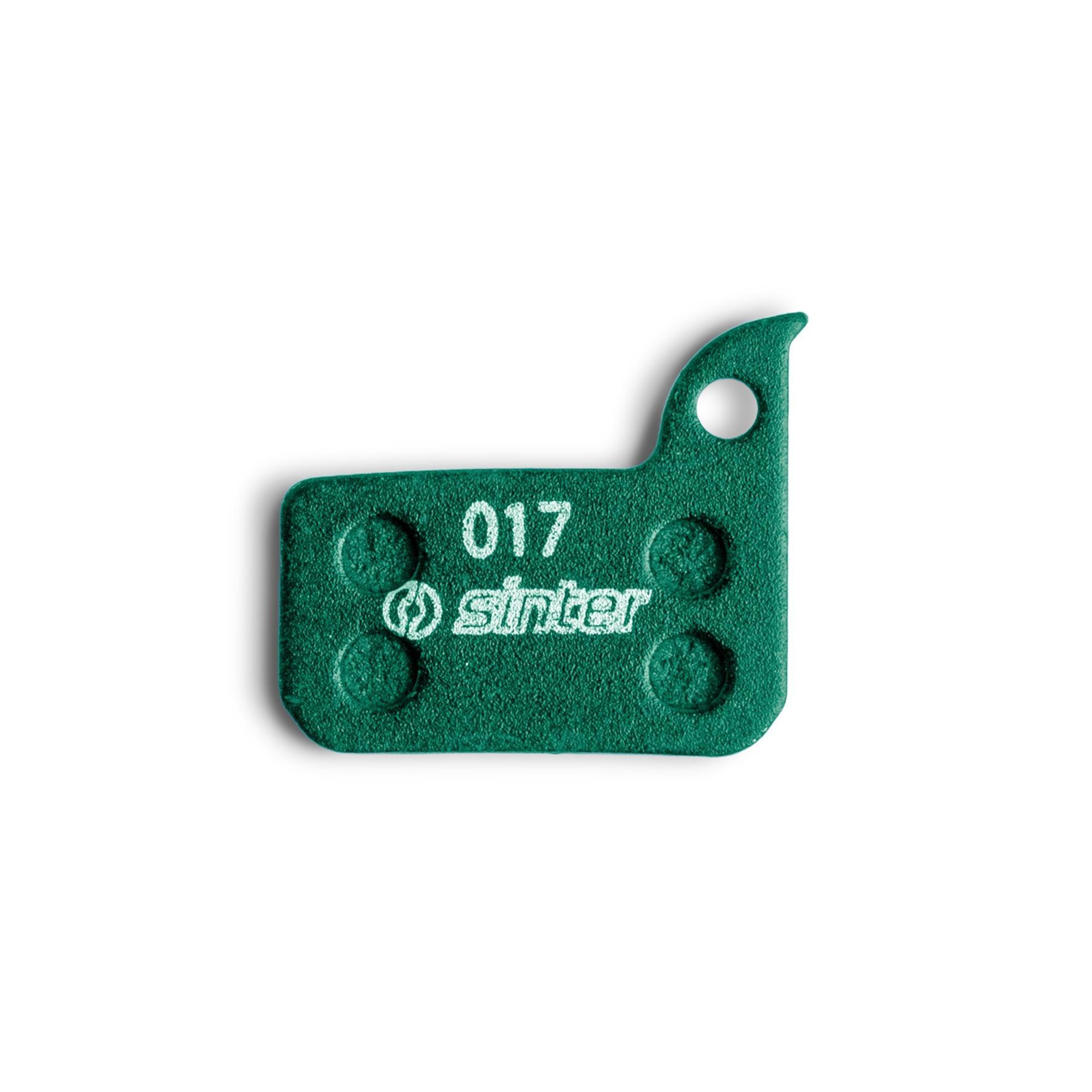 Sinter  17 Sram (Red 22 Force 22) Disc Brake Pads - Green - NO SIZE