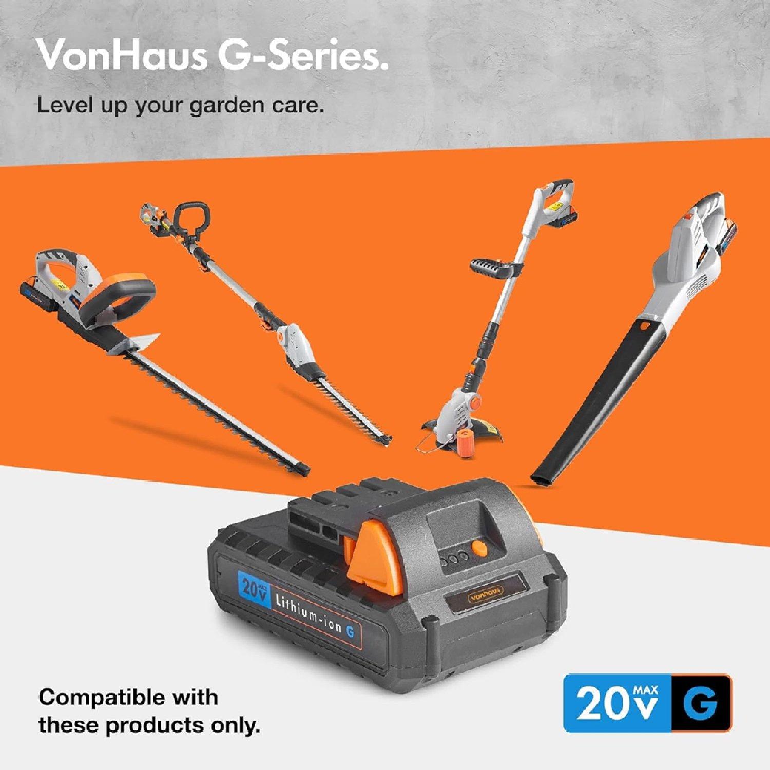 Grey - VonHaus - VonHaus Cordless Grass Trimmer – Electric - 7