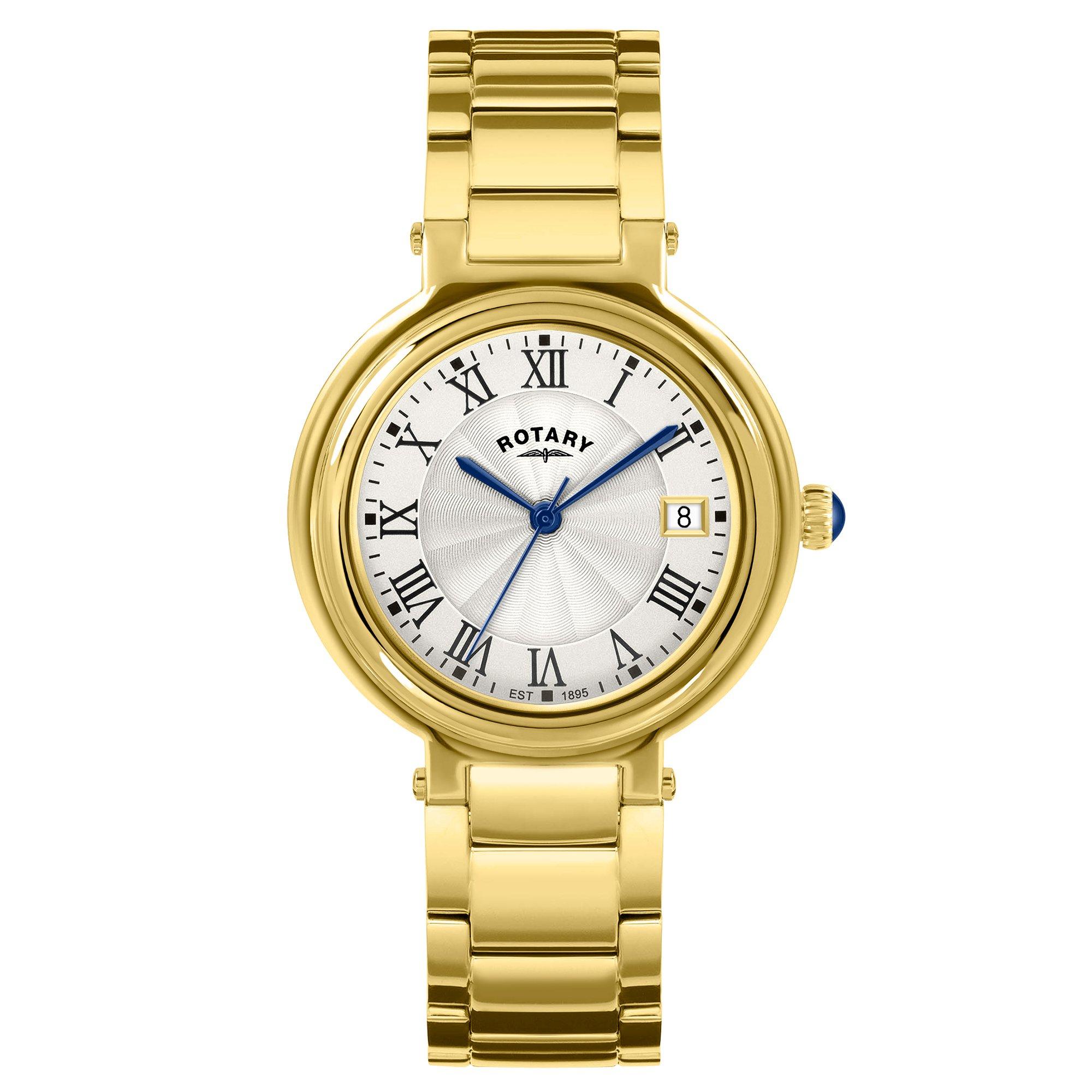 Gold - Rotary - Ladies Heritage Gold SS Bracelet Watch - 1