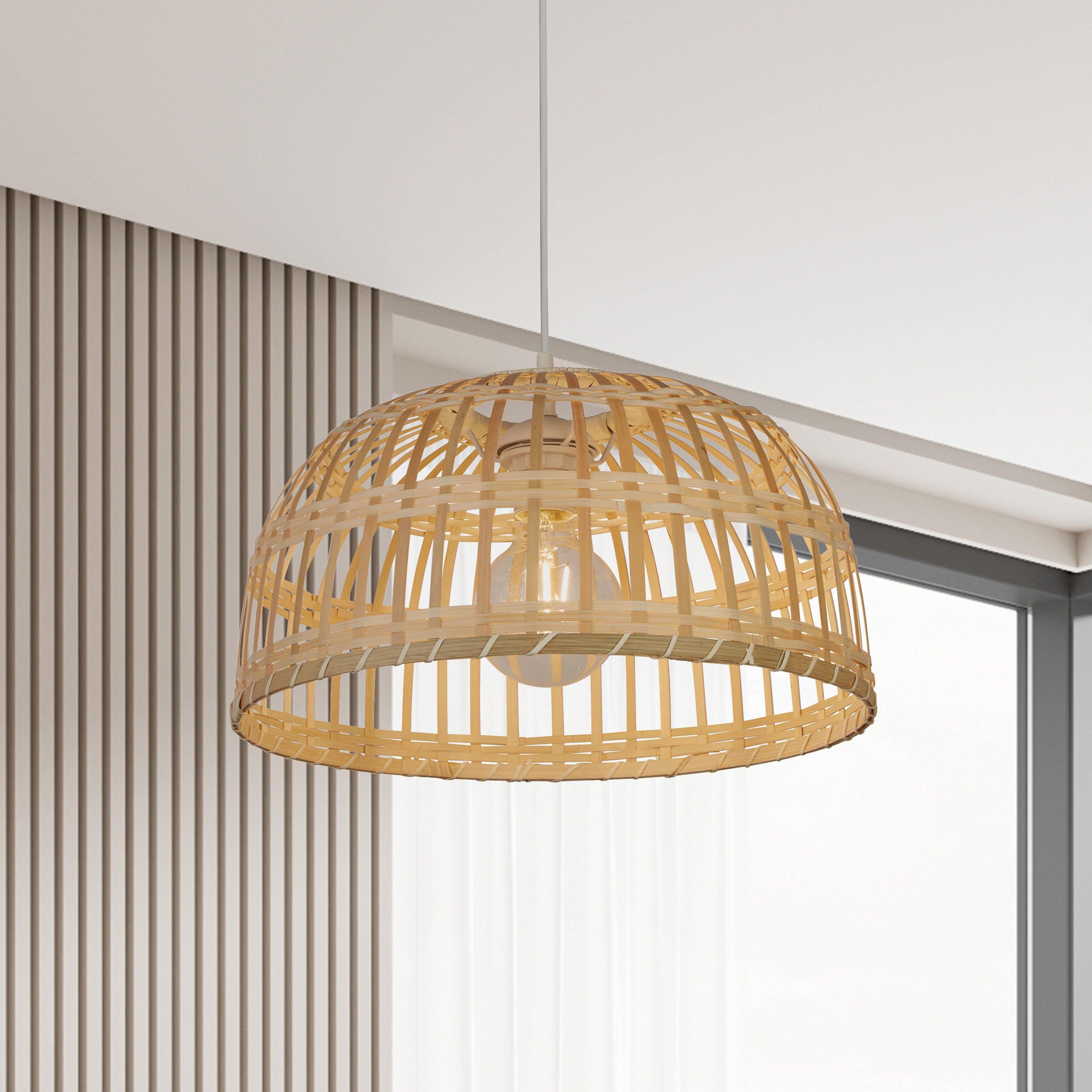 Natural - Lighting Collection - Bamboo Easy Fit Shade - 1