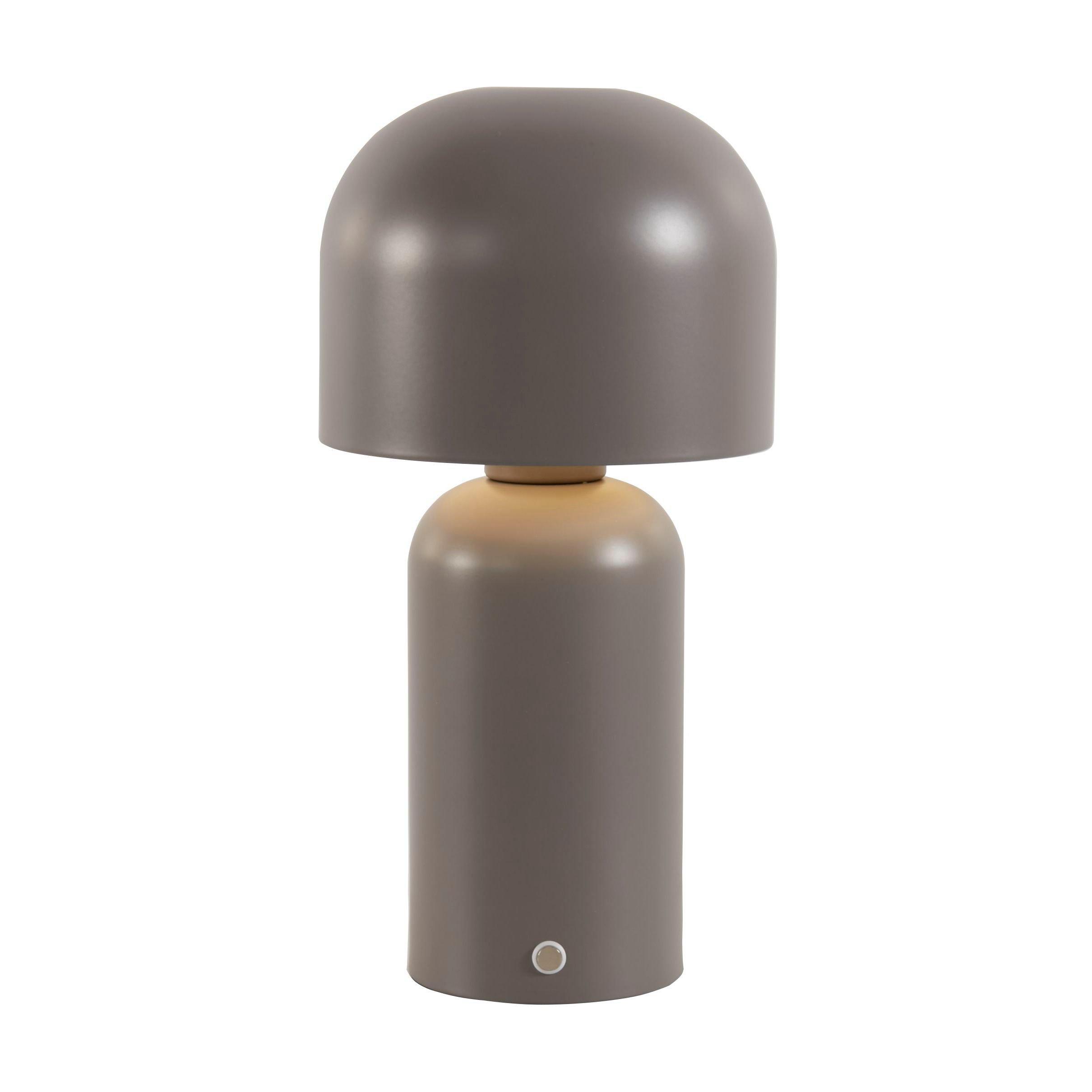 Grey - Lighting Collection - Rechargble Usb Matt Grey Led Lamp - 2