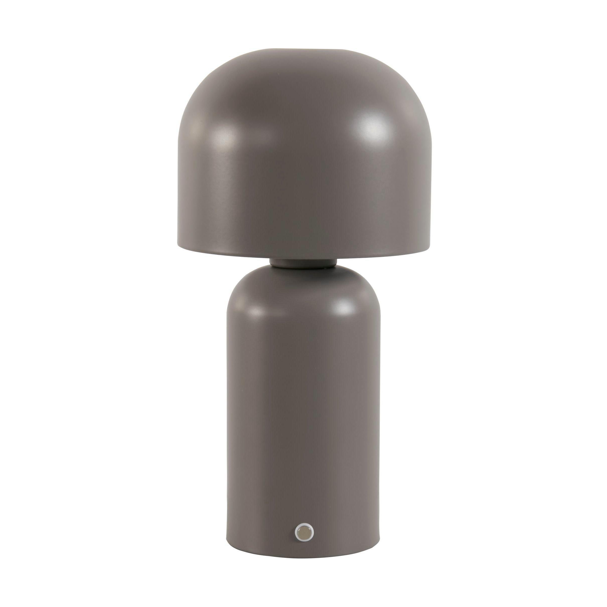 Grey - Lighting Collection - Rechargble Usb Matt Grey Led Lamp - 3