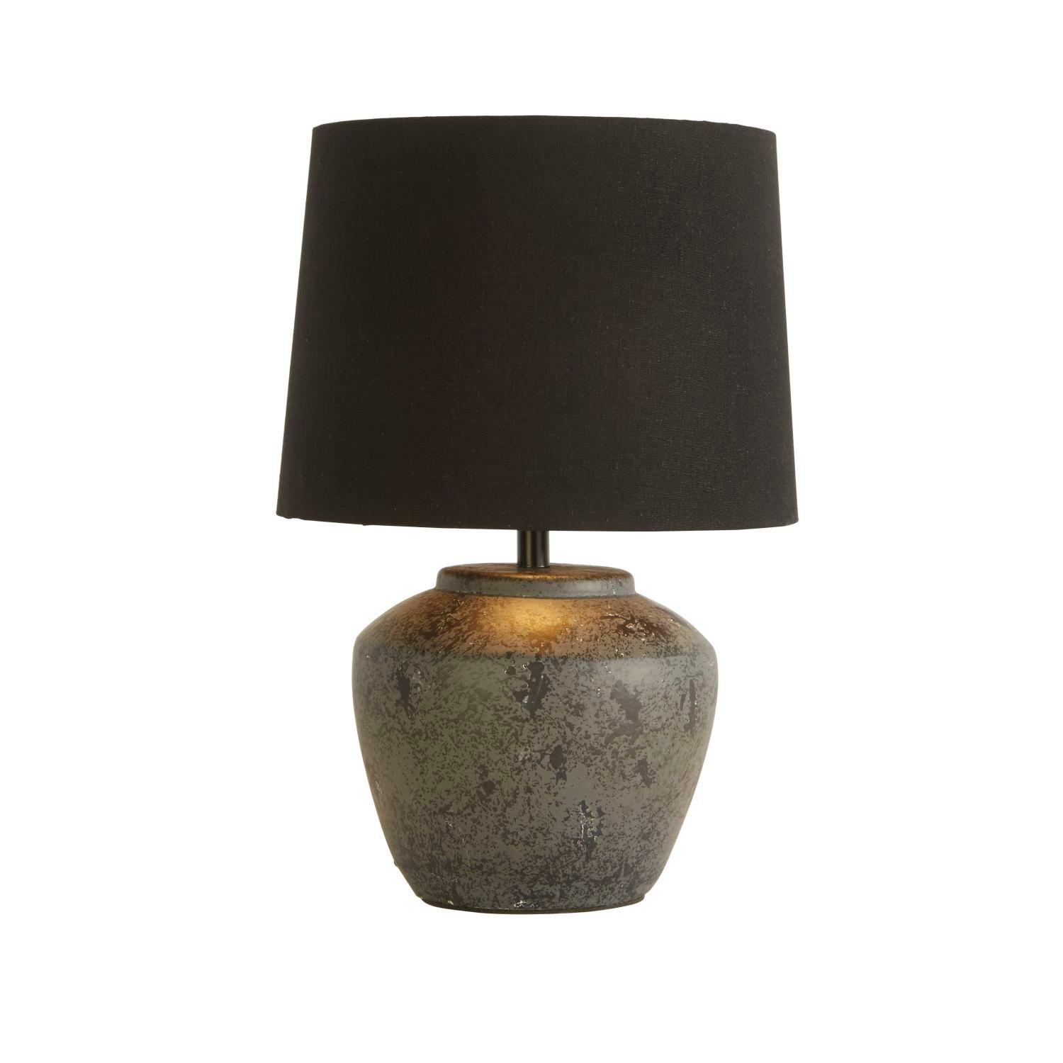 Black - Lighting Collection - Black Ceramic Lamp - 2
