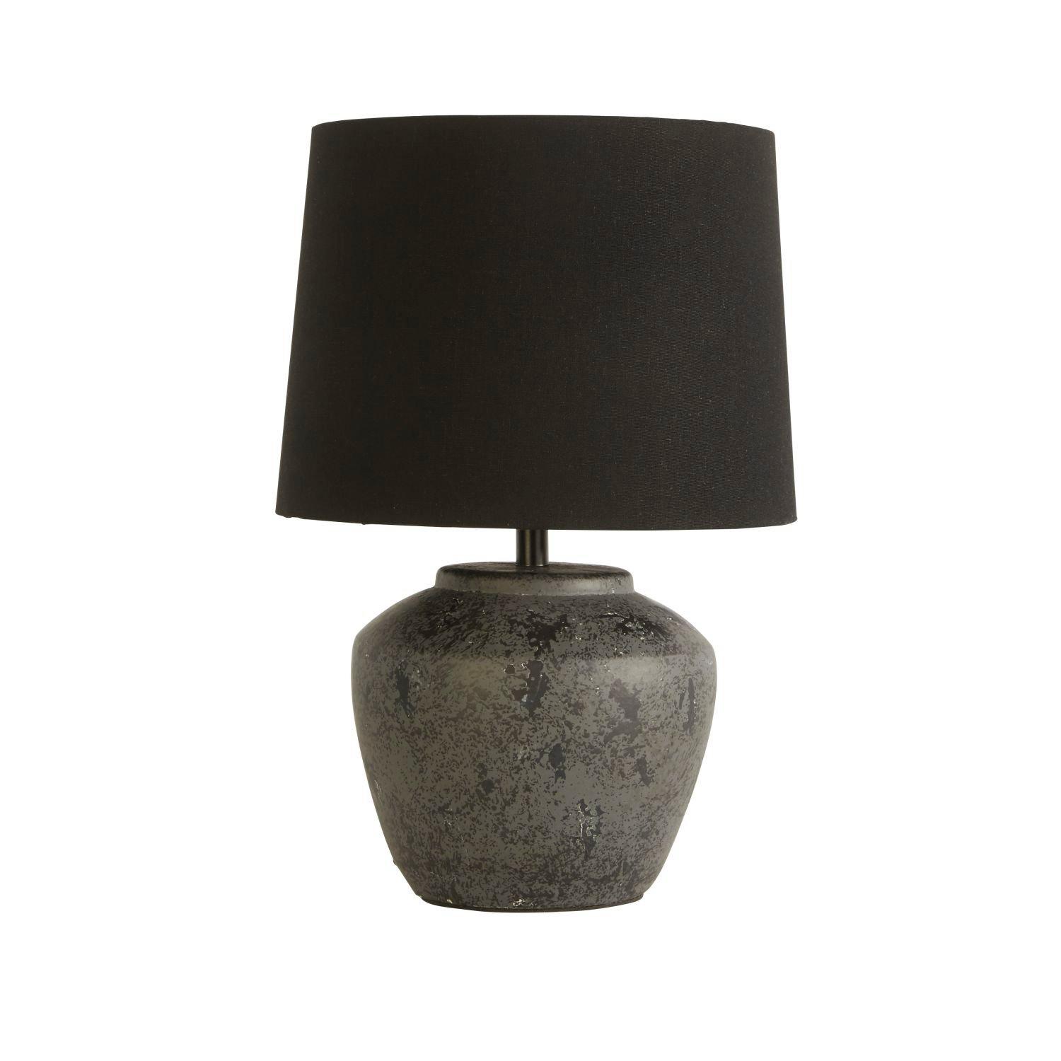 Black - Lighting Collection - Black Ceramic Lamp - 3