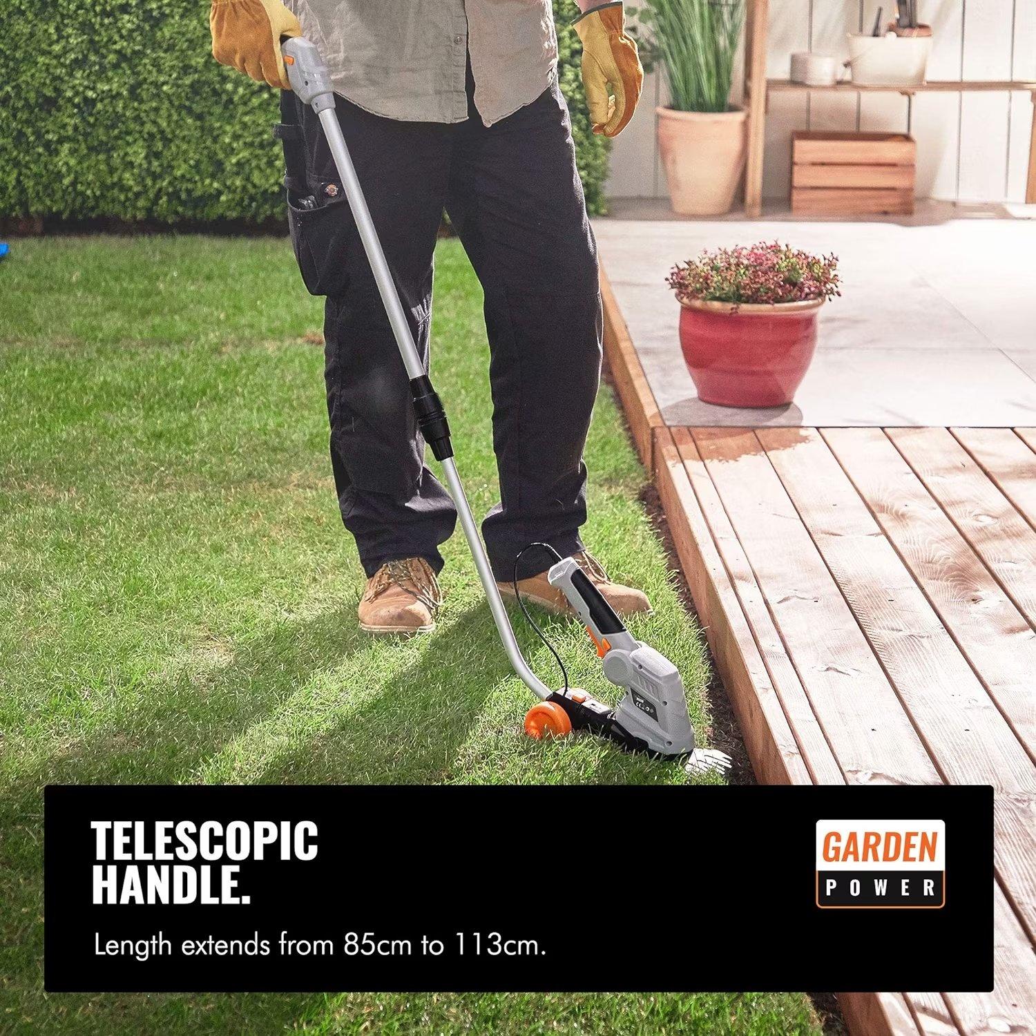 Grey - VonHaus - VonHaus 7.2V 2in1 Grass and Hedge Trimmer Cordless - 4