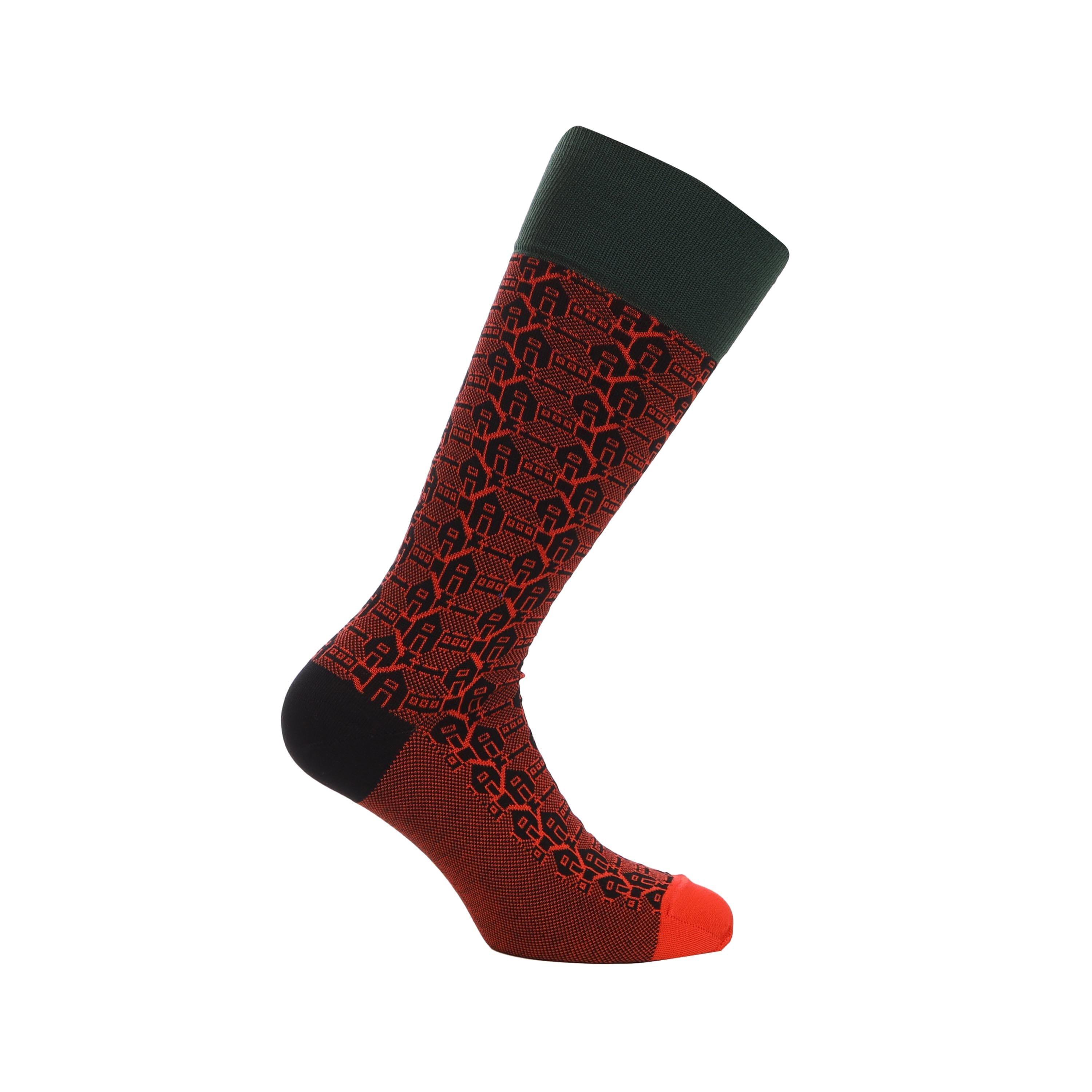 Orange - Happy Socks - Dressed Architecture Socks - 2