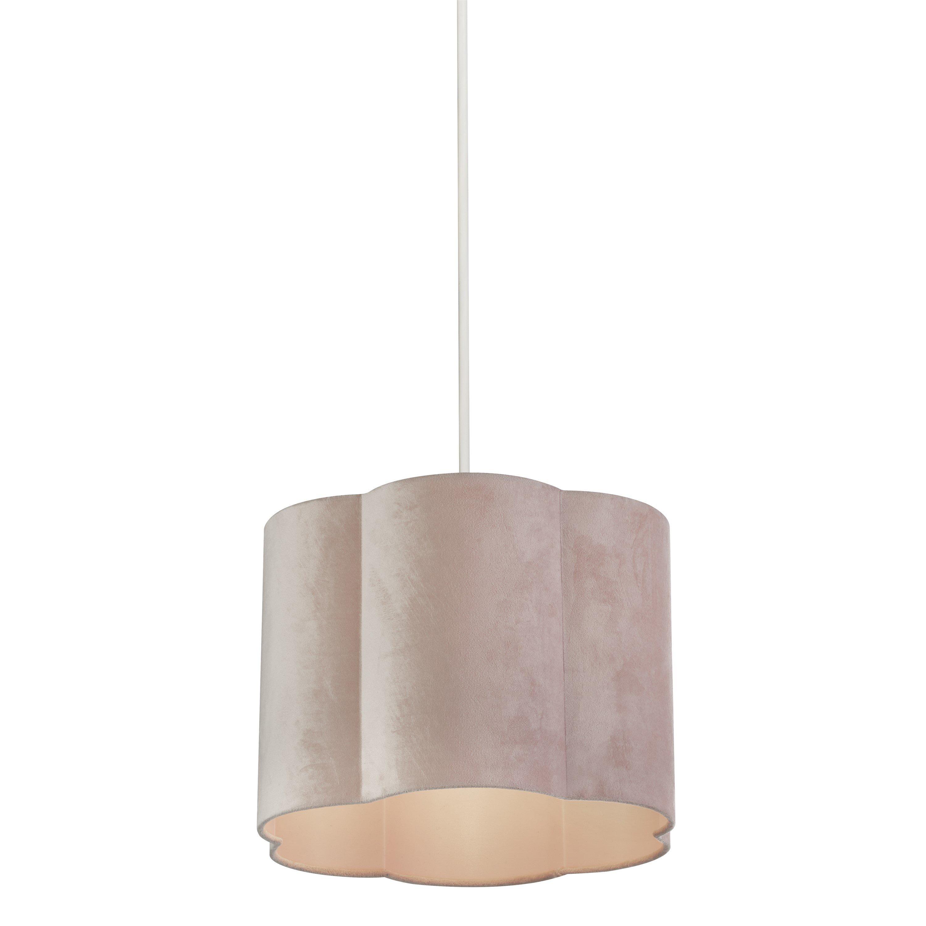Pink - Lighting Collection - Blush Scallop Shade - 2