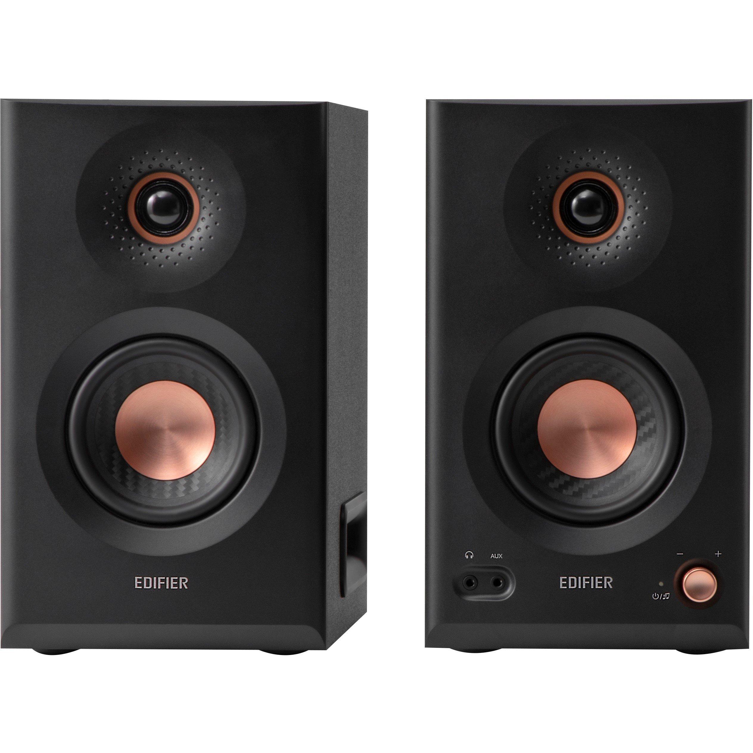 Black - Edifier - Edifier MR5 Tri-amped Studio Monitor Speakers - 4